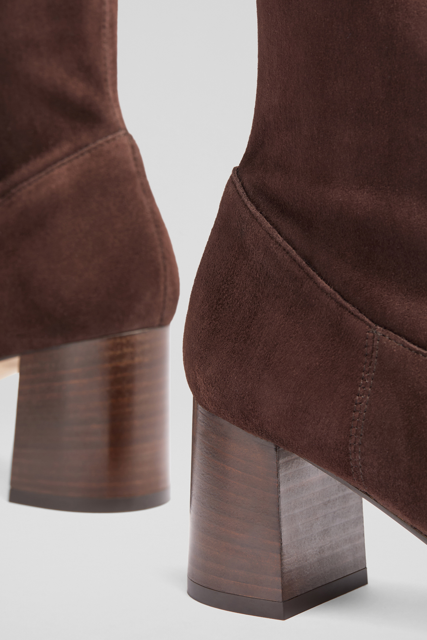 AB HARP BLOCK HEEL STRETC BROWN 4