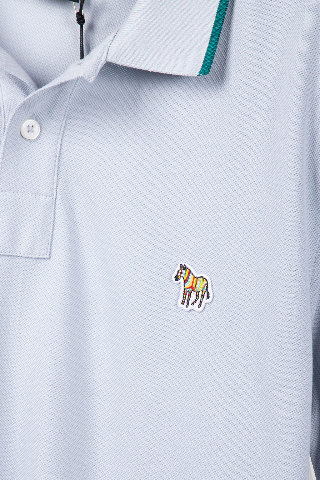 REG POLO SS ZEB BADGE GREY 4