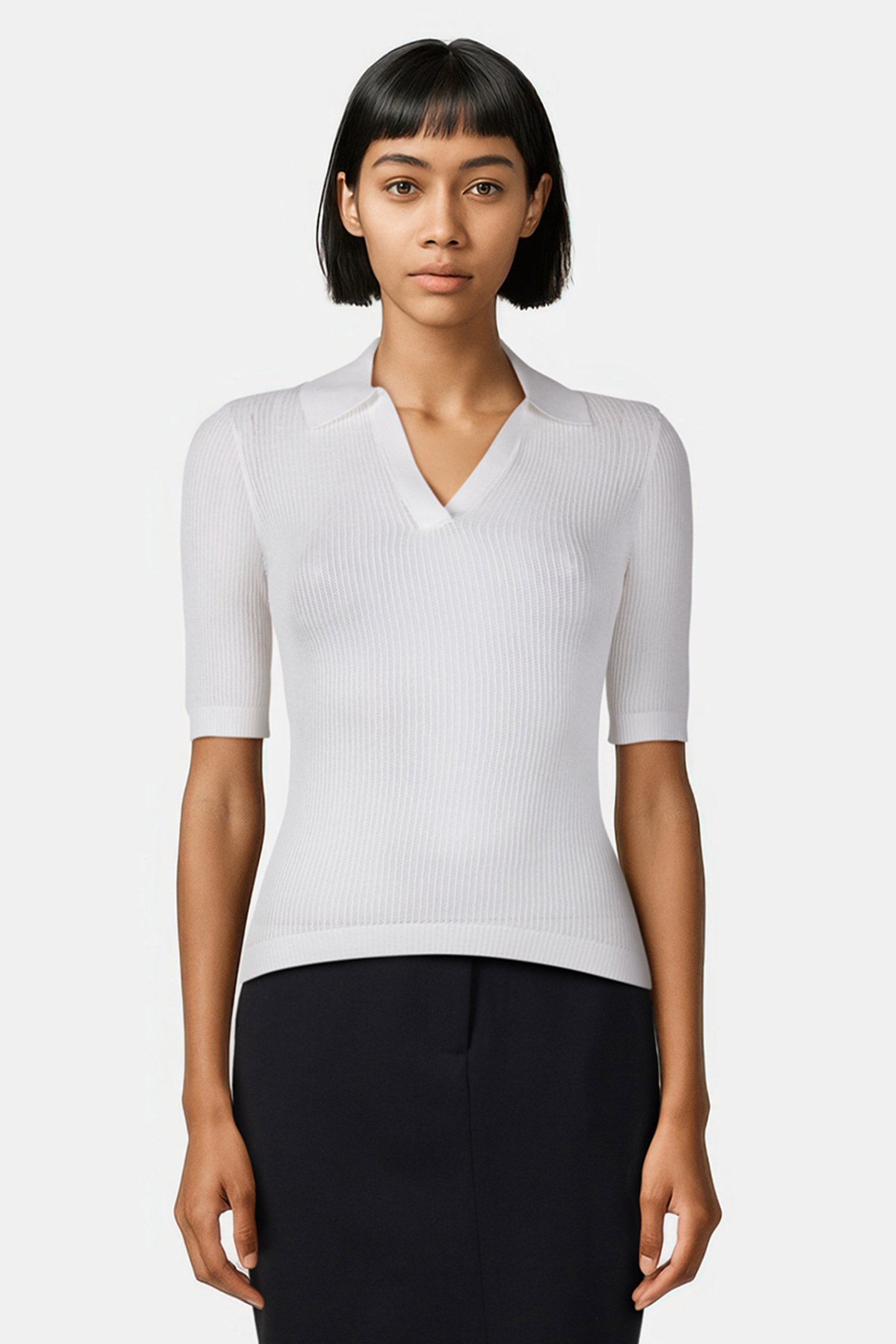 COMMA PULLOVER WHITE by Comma