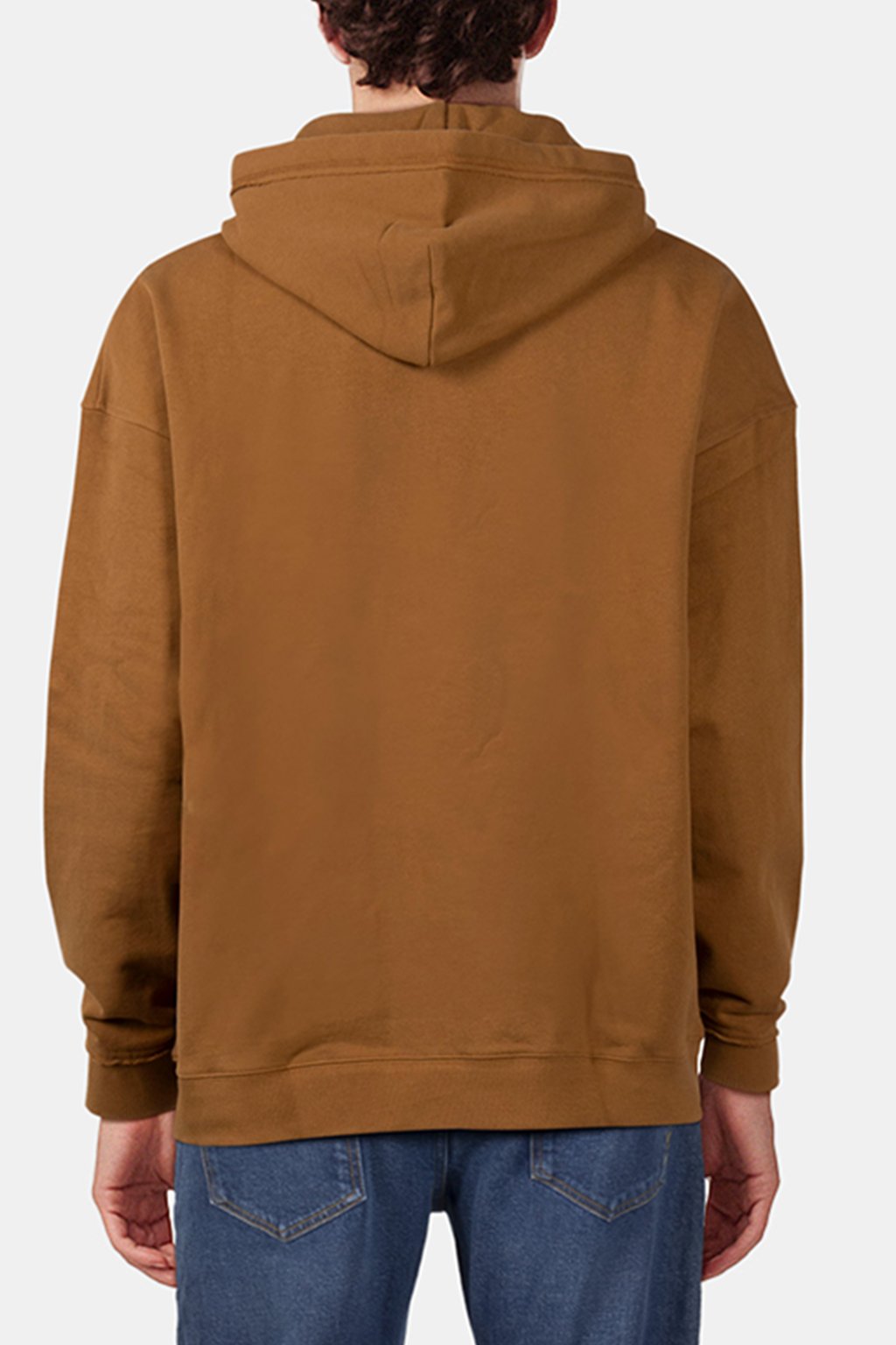 EMBROIDERED ARTWORK HOODIE GOLDEN RUST 2
