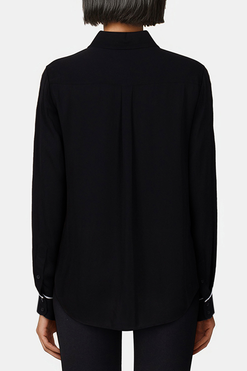 GINA-SIDE STRIPE CO-ORD S BLACK/IVORY 2