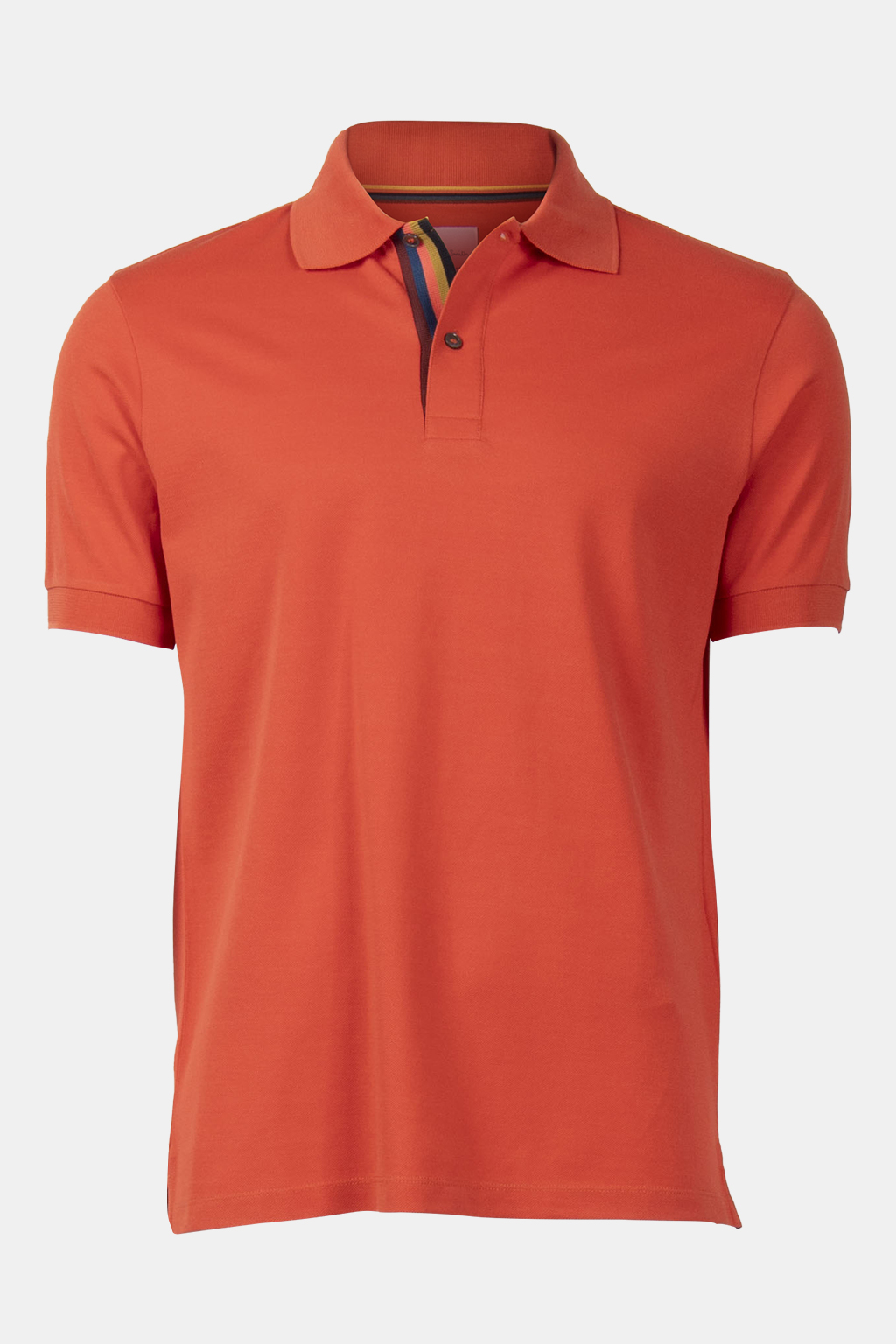 POLO SHIRT STR PLACKET ORANGE 3
