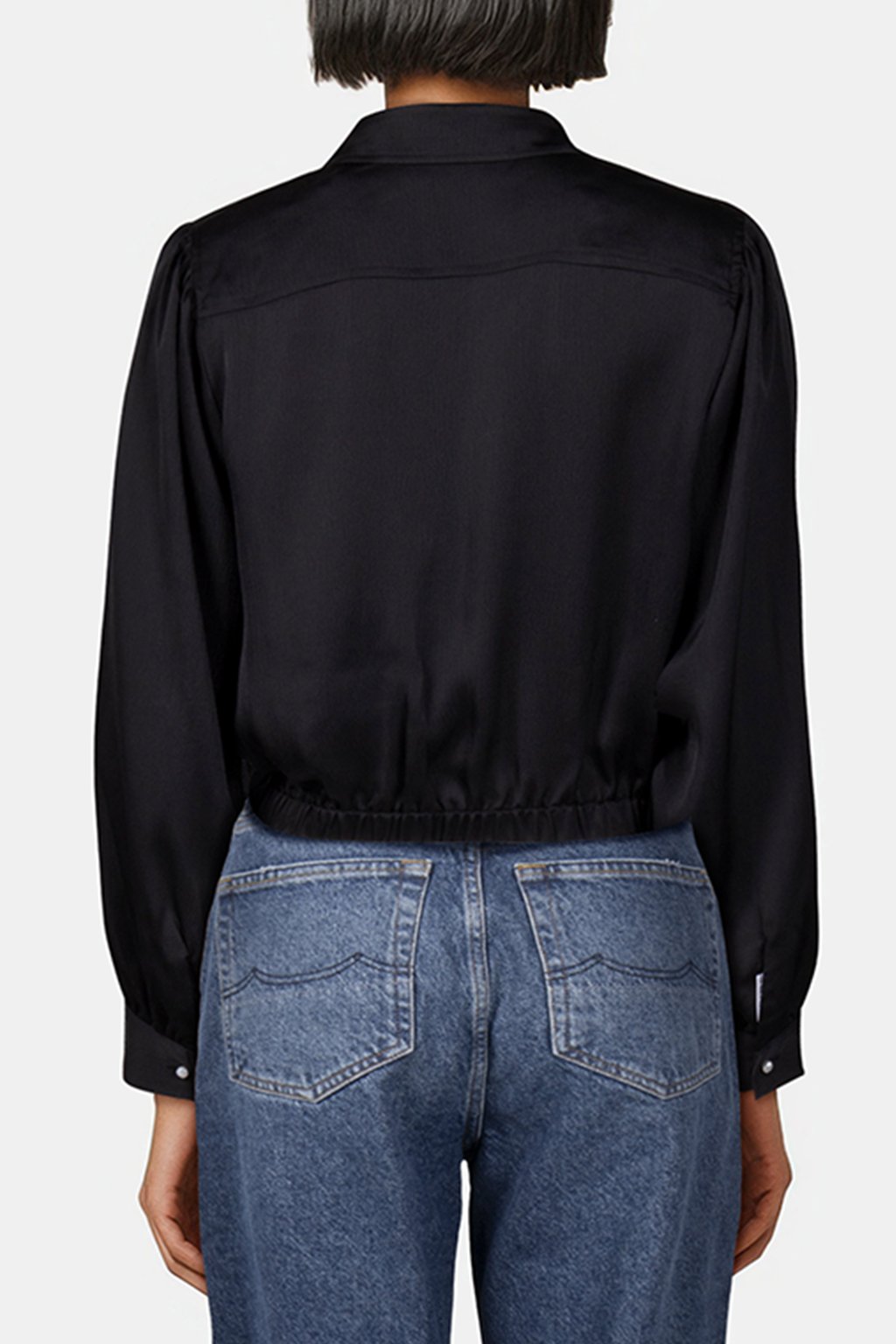 BLOUSE WITH LASH BLACK 2