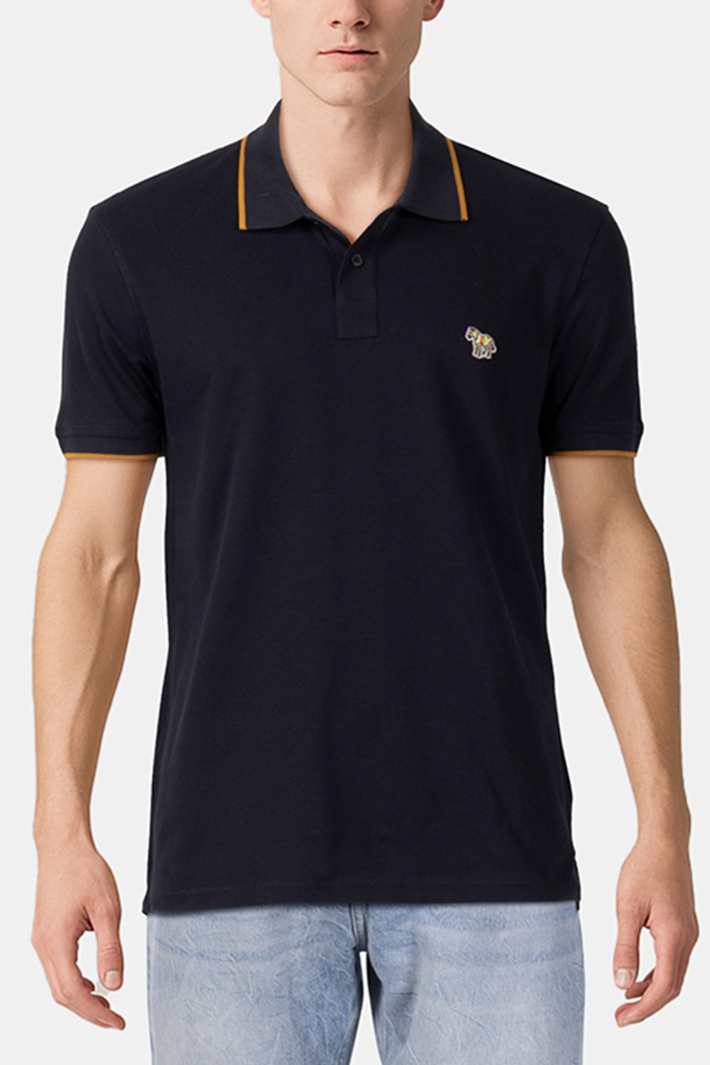 REG POLO SS ZEB BADGE VERY DARK NAVY 1