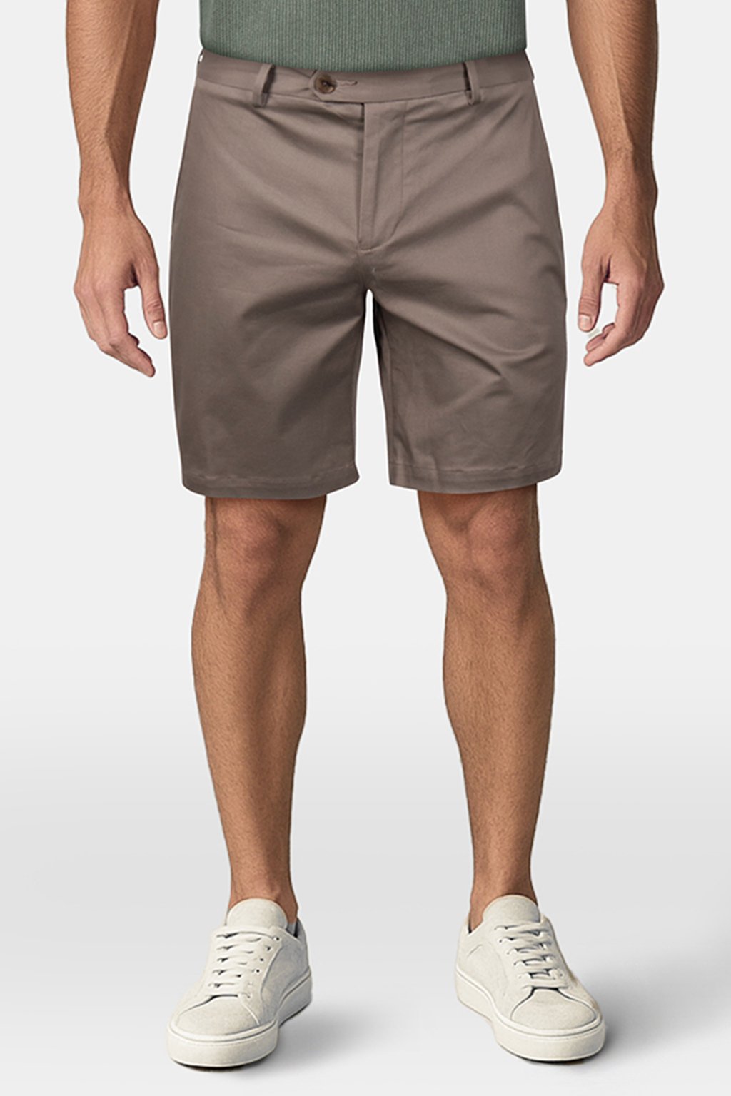 HAMPTON COTTON CHINO SHORTS TAUPE - OUTLET PRICE by Reiss