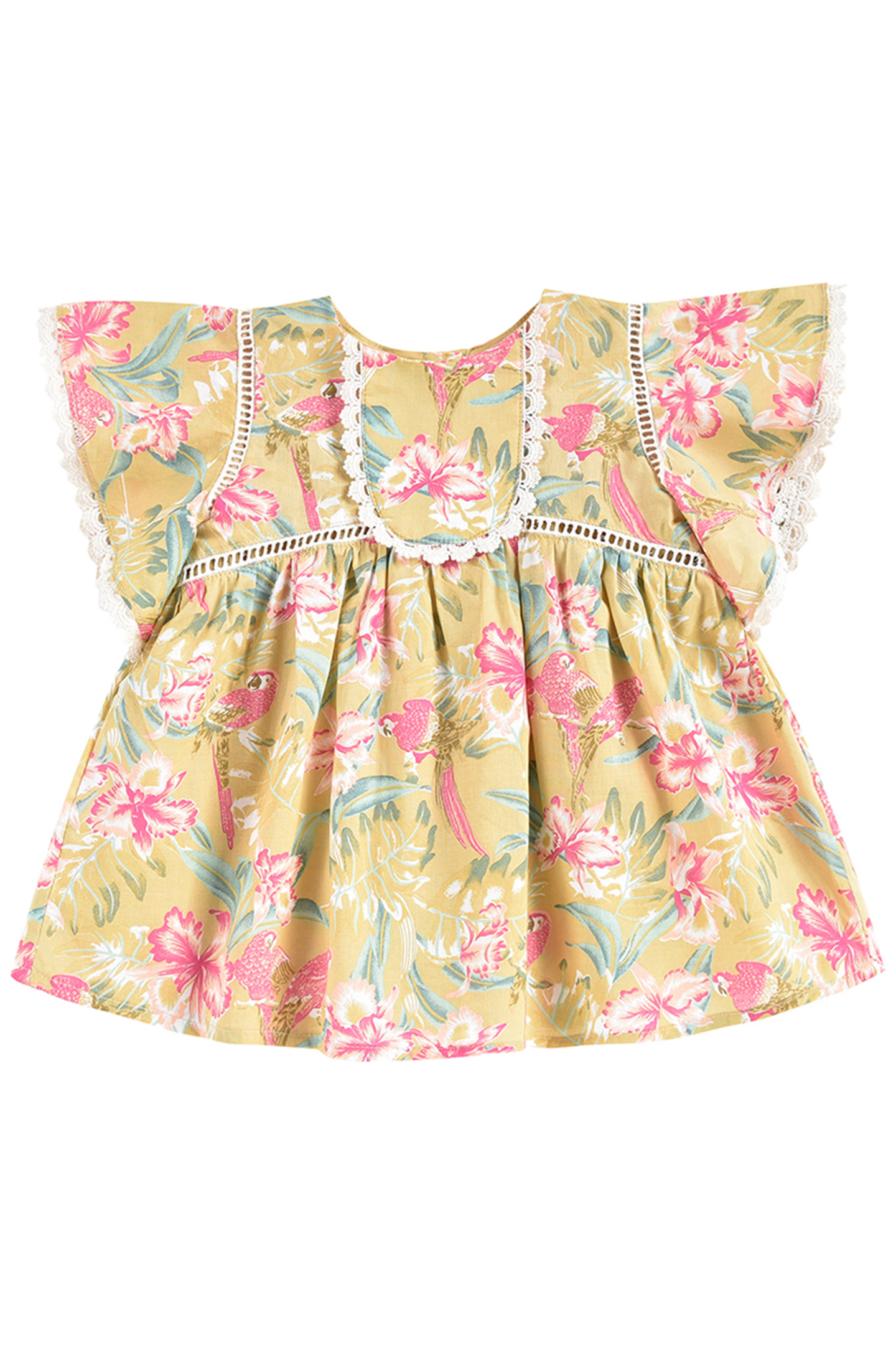 DRESS CHRISTINA SOFT HONEY PARROTS 2