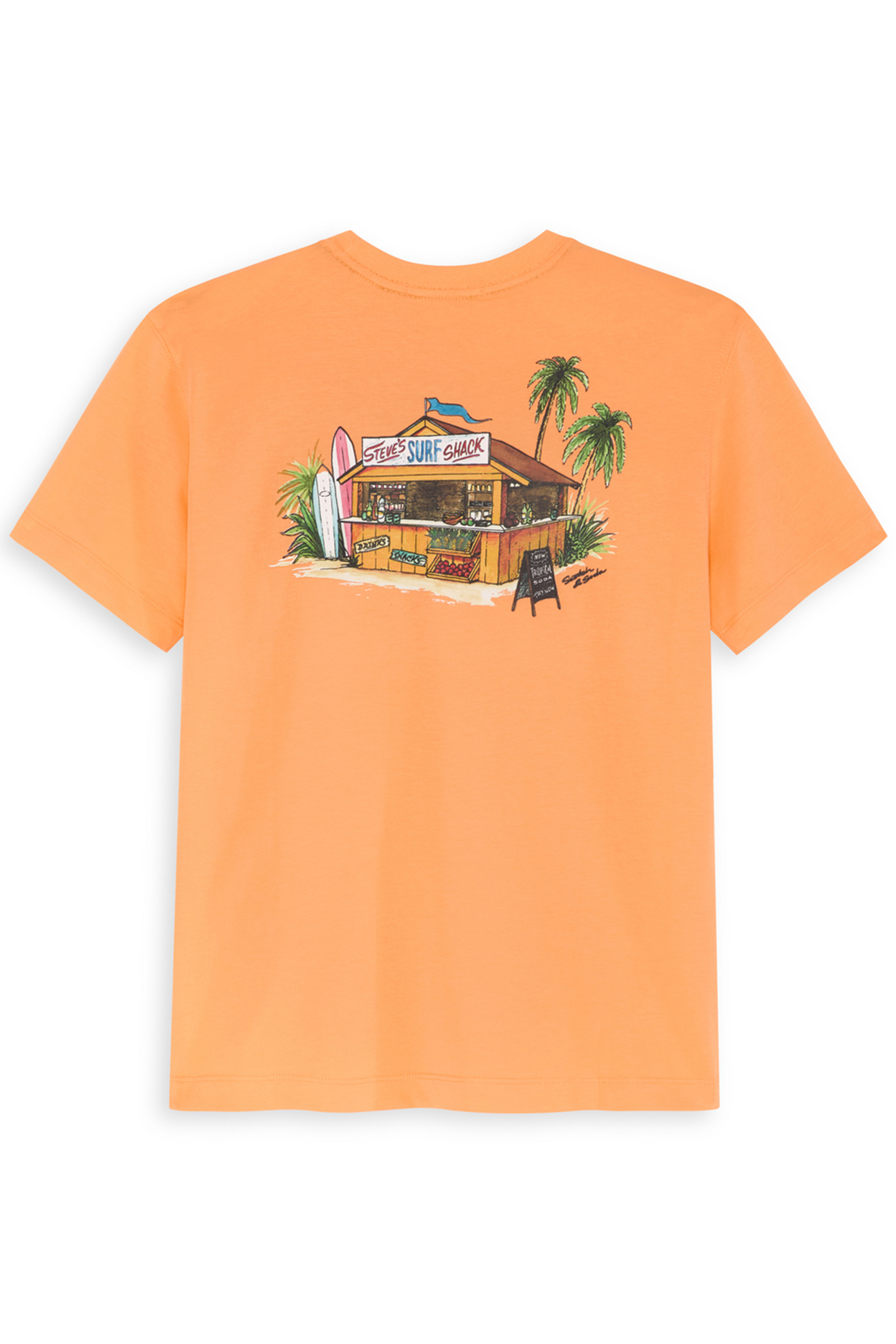 BOYS S&S GRAPHIC TEE NECTARINE 2