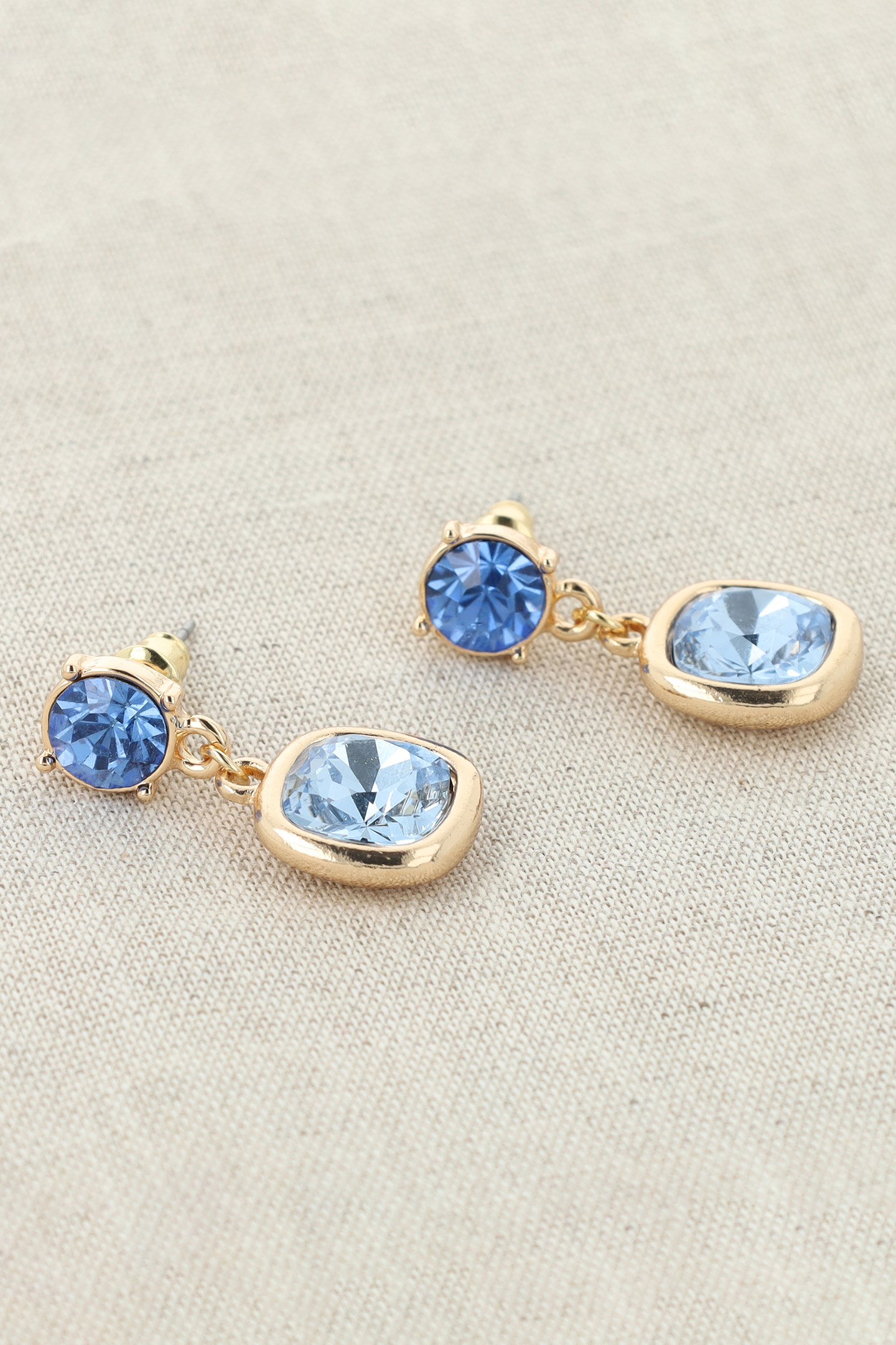 SAPPHIRE GOLD EARRINGS 3