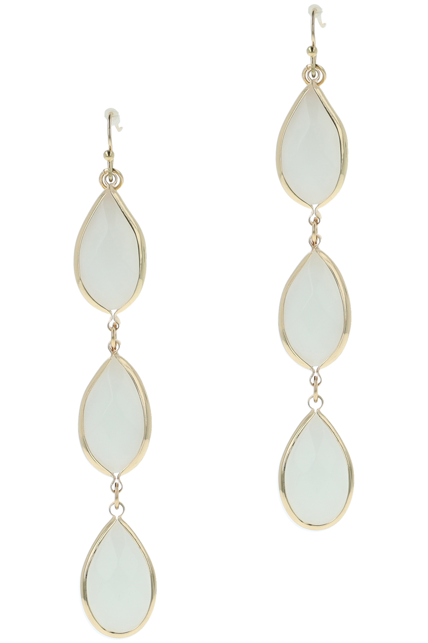 TRIPLE DROP EARHANGERS PINK 1