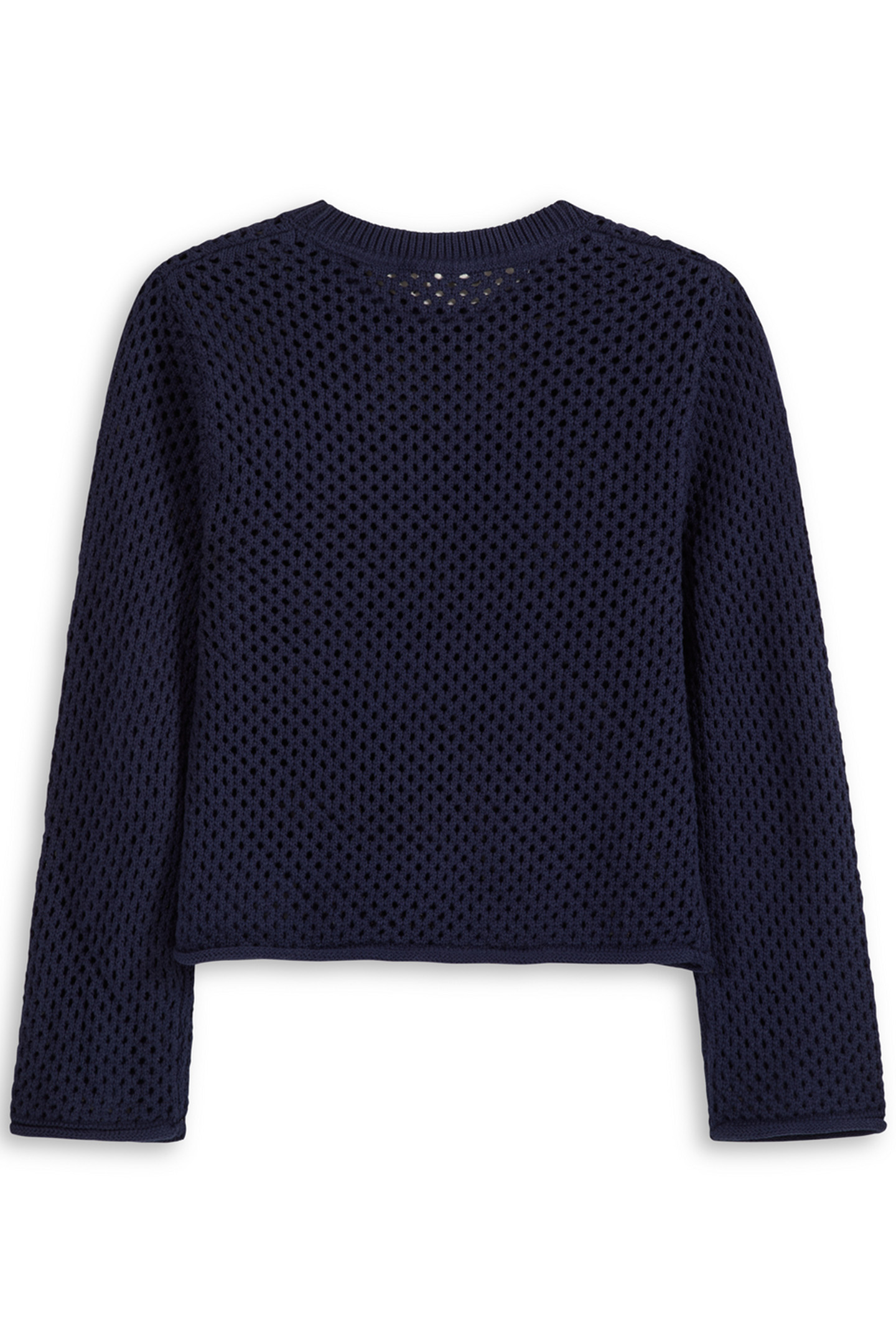 S&S GIRLS TENNIS GROUP CVC SWEATER KNIT LS CREWNECK ASPHALT 2