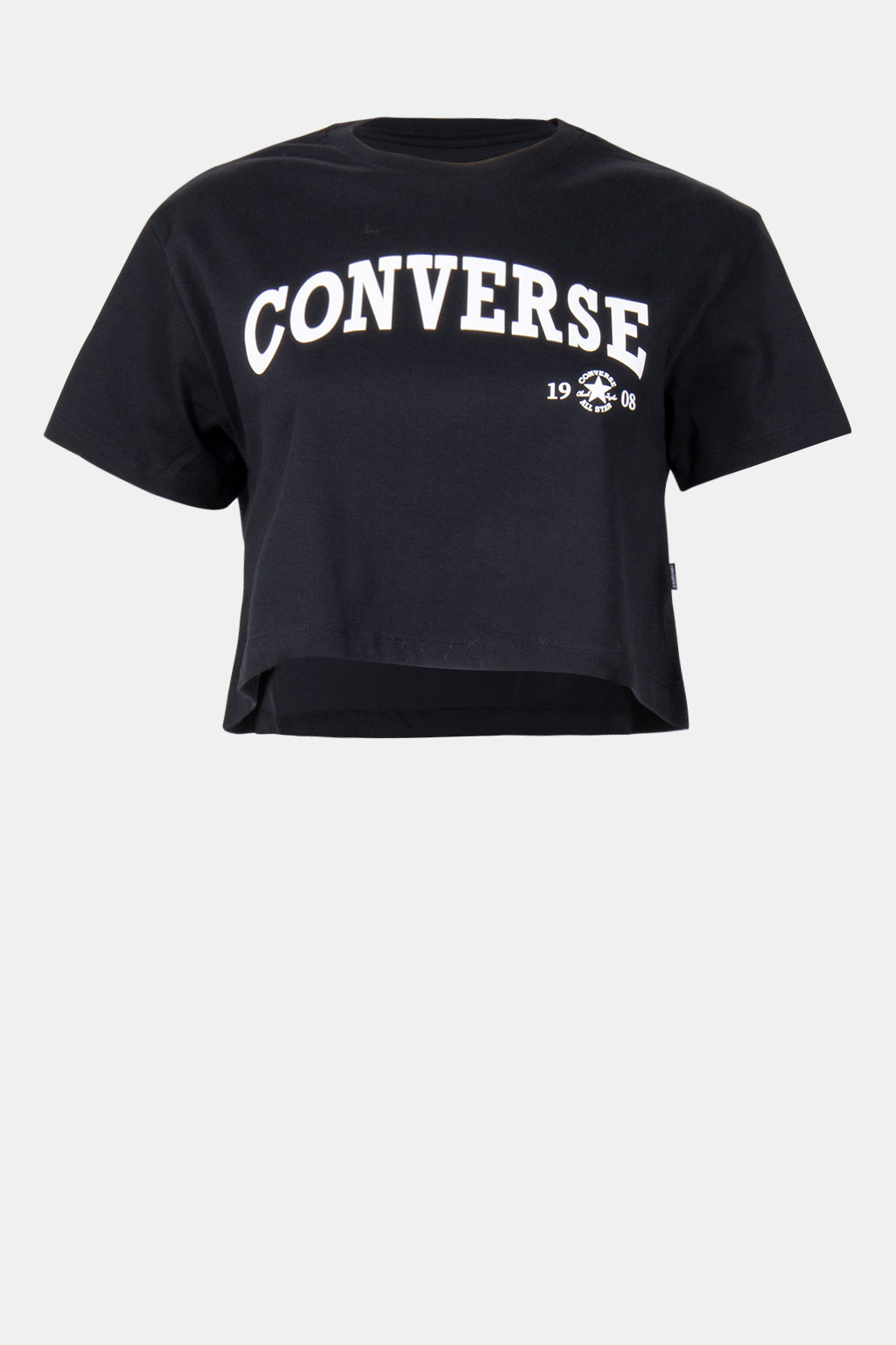 COLLEGIATE CROPPED T-SHIRT CONVERSE BLACK 3