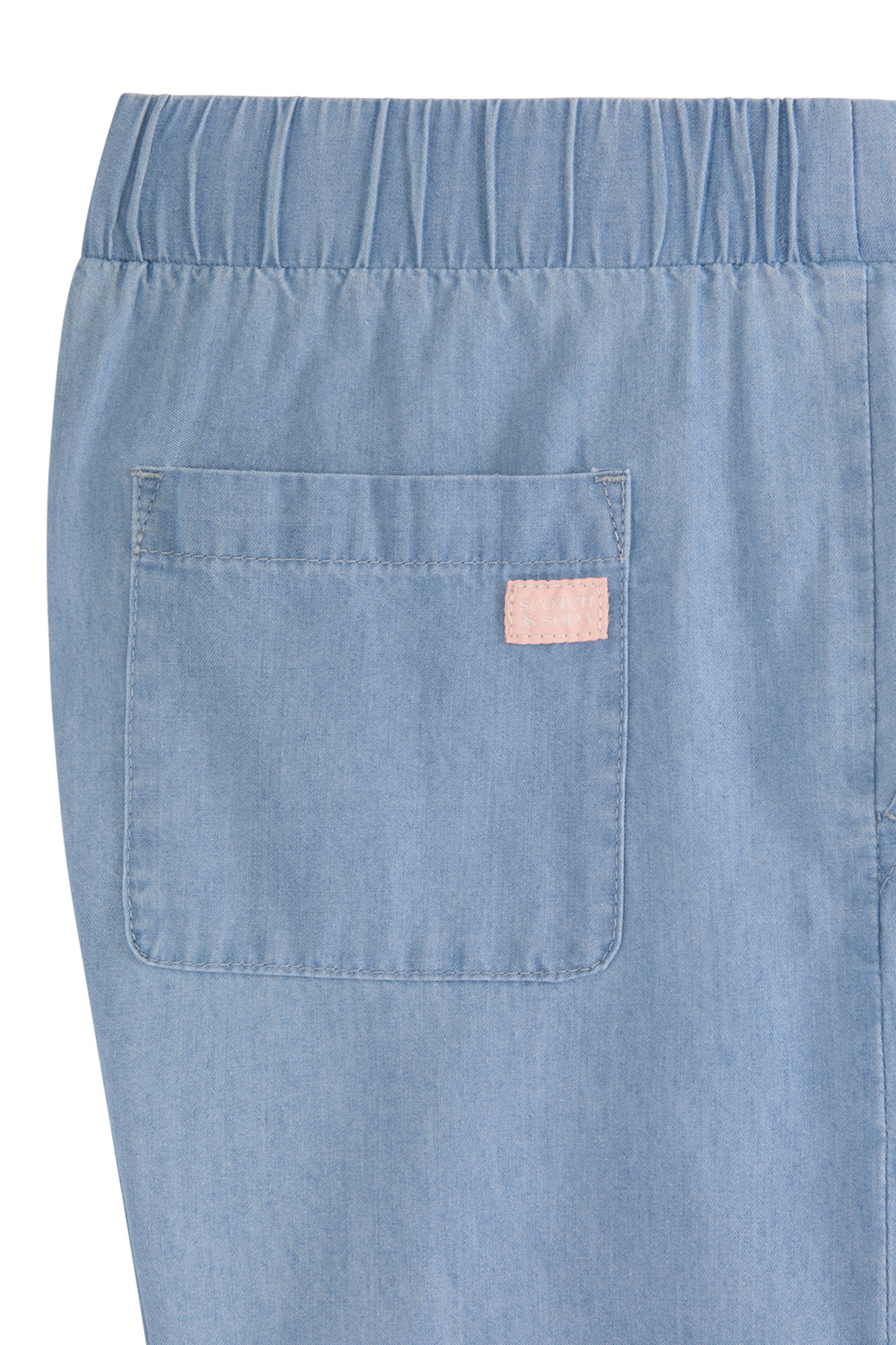 S&S BIG GIRLS 2PC TOP & DENIM SHORT SET BLUE/GREY 5