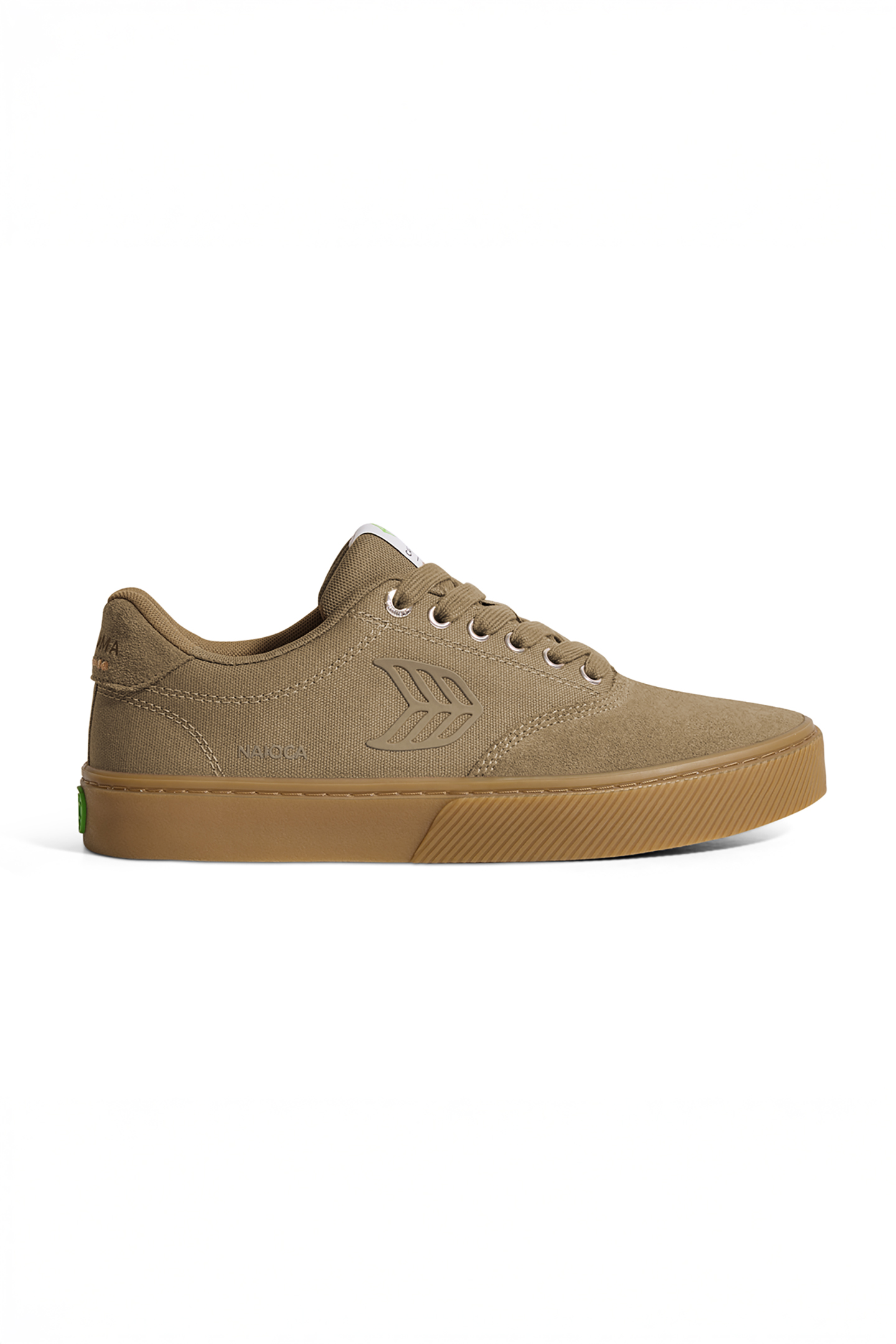 NAIOCA PRO GUM BURNT SAND SUEDE AND CANVAS BURNT SAND LOGO S 1