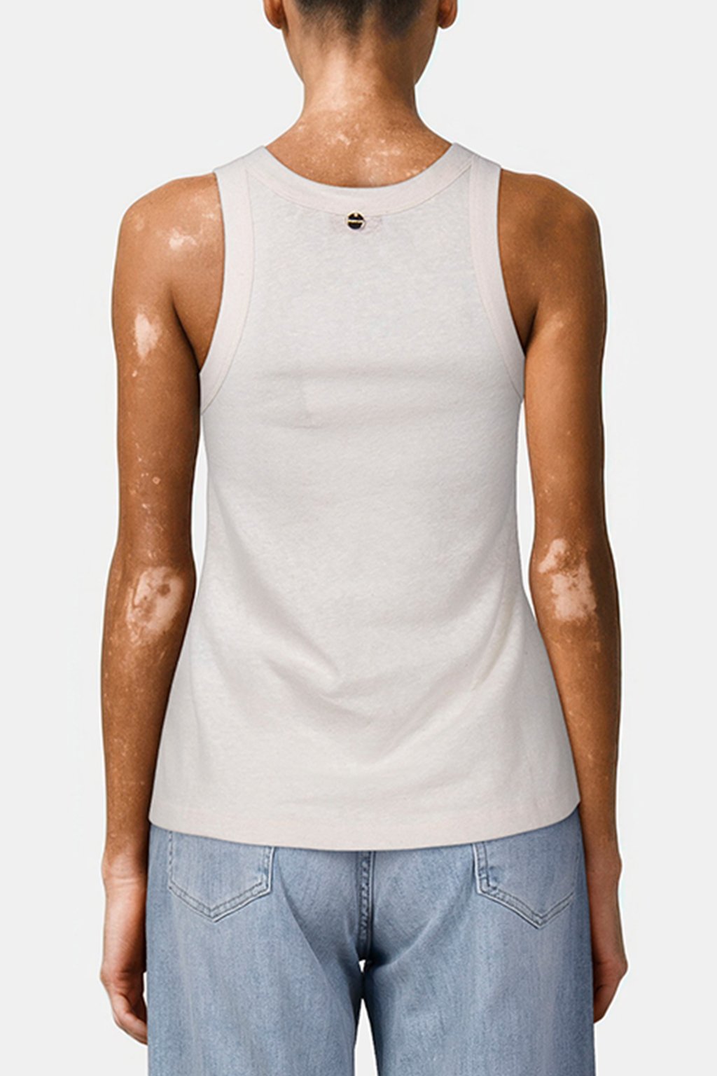 LINEN TOP WHISPER WHITE 2