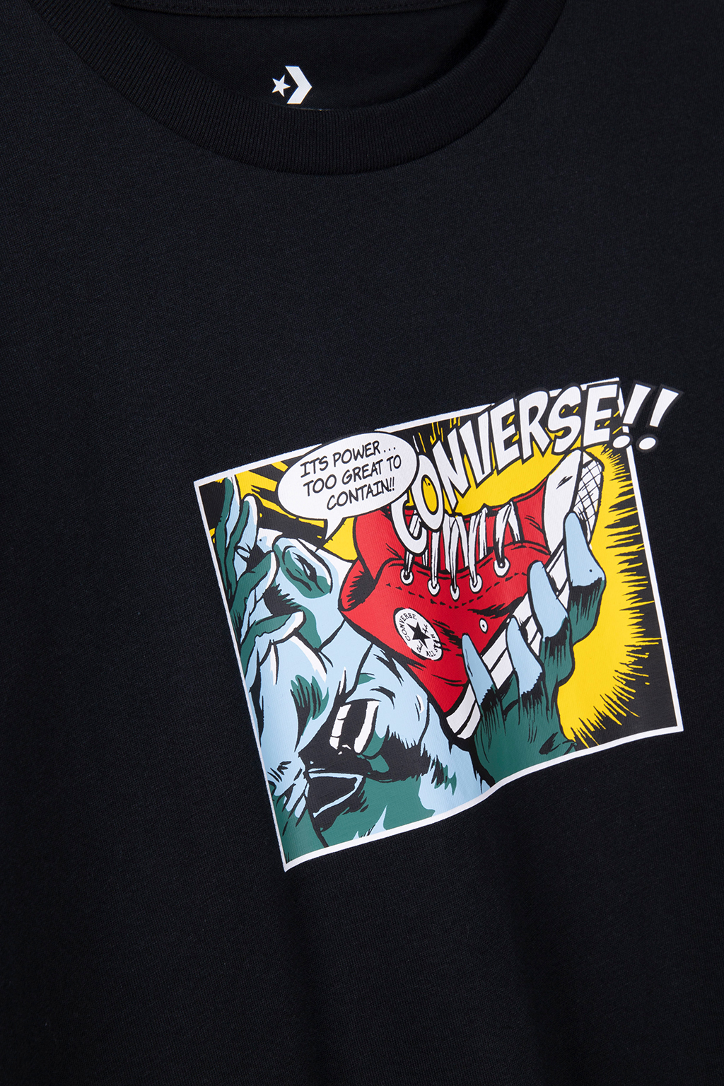 COMIC T-SHIRT CONVERSE BLACK 4
