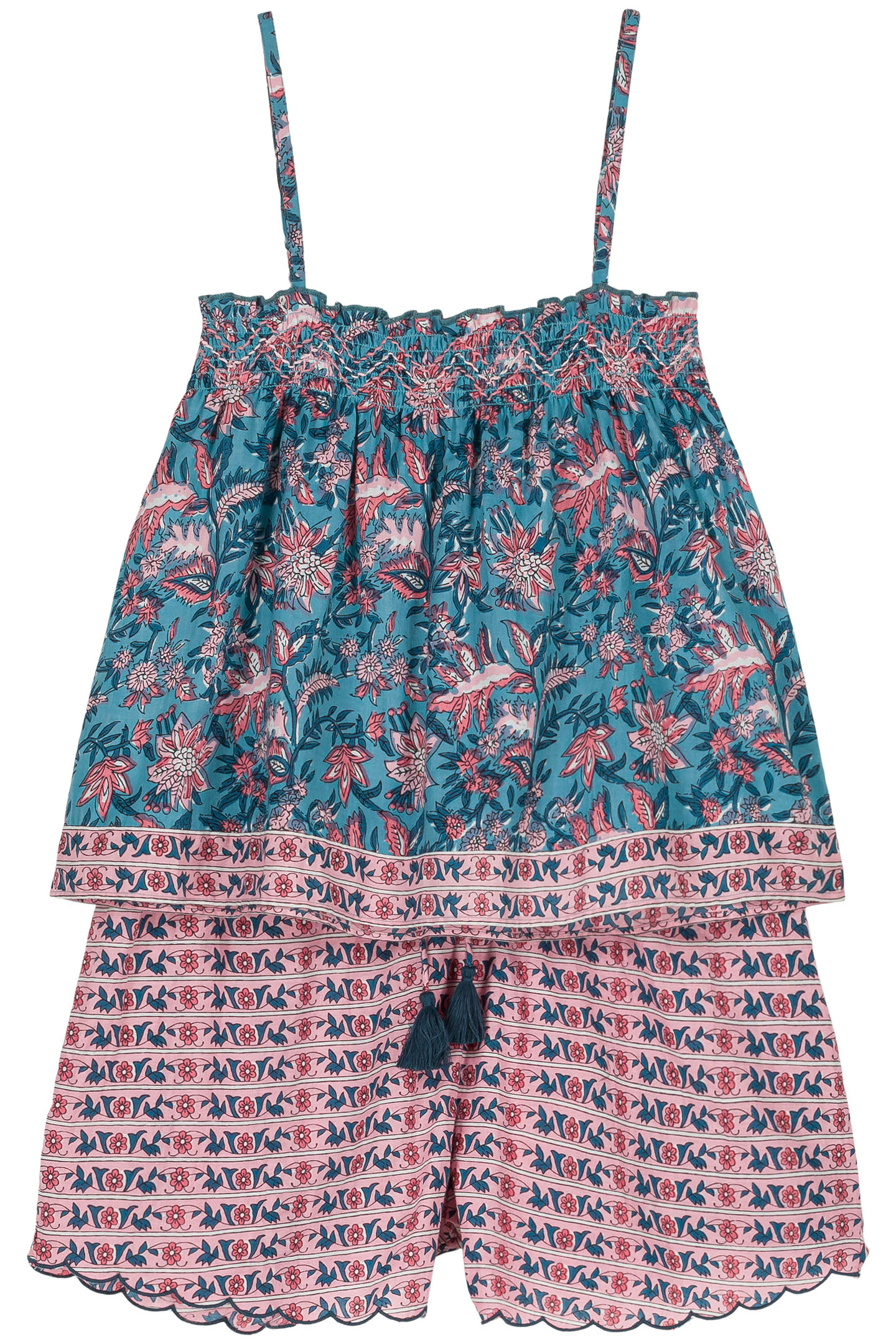 PAJAMAS SET MINALA TEAL GARDEN OF EDEN 3