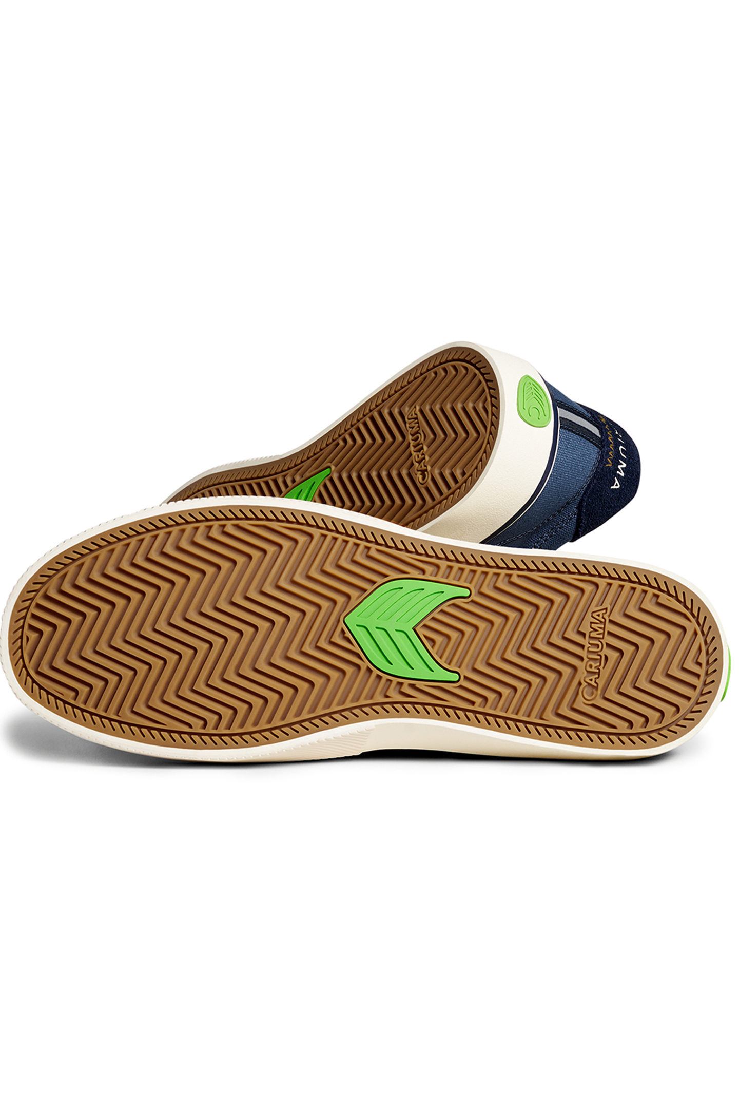 NAIOCA PRO NAVY SUEDE SHADOW BLUE CANVAS IVORY LOGO SNEAKER 4