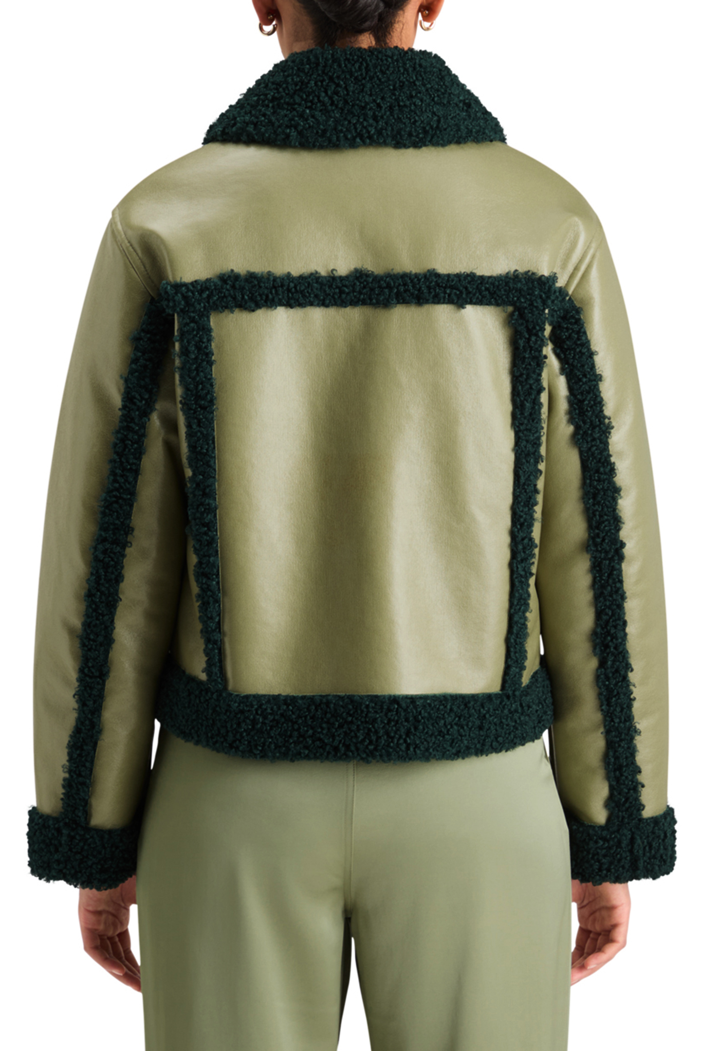 VINYL JACKET WASHED SAGE 2