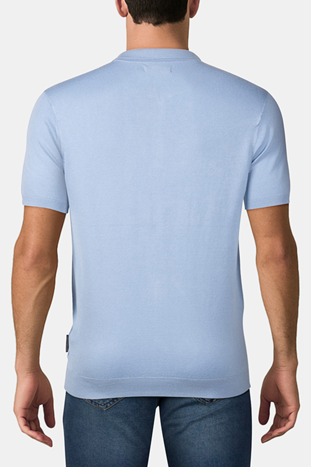 POLO ZIP S/S FORMAL 2 SKY 2