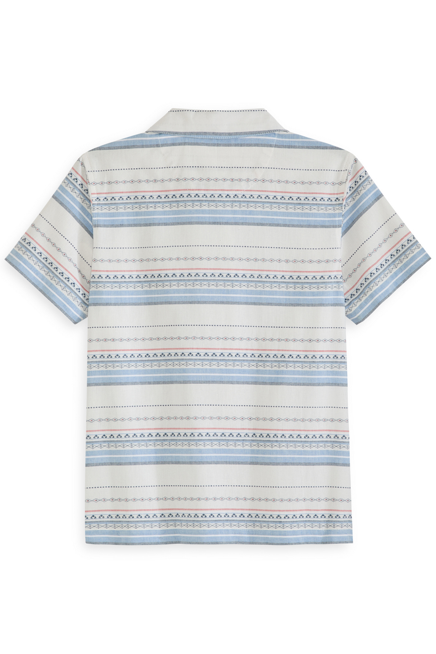 BOYS DOBBY CAMP SHIRT GREY/GREY 2