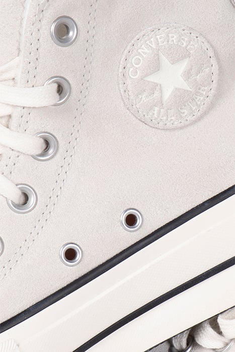 CHUCK TAYLOR ALL STAR LINED PLATFORM EGRET/BLACK/EGRET 4