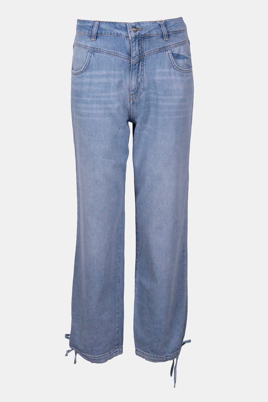 SLOUCHY LIGHT BLUE DENIM ORGANIC RECYCLED DENIM BLUE 3