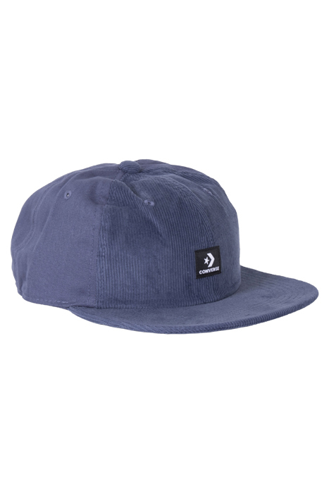 CORDUROY AND HERRINGBONE BASEBALL CAP DARK WATERS 3