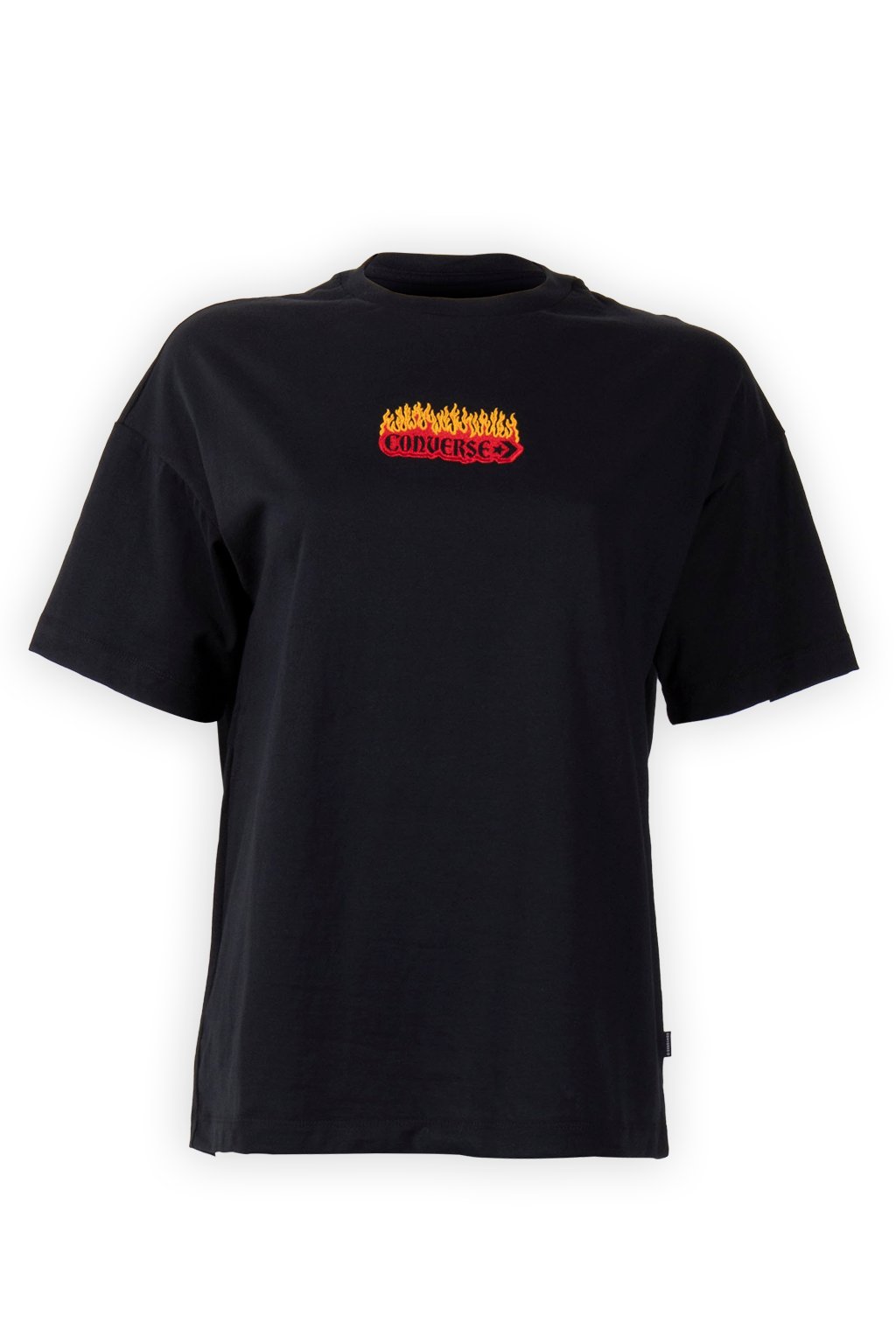 FLAMING LOGO OVERSIZED T-SHIRT CONVERSE BLACK 3