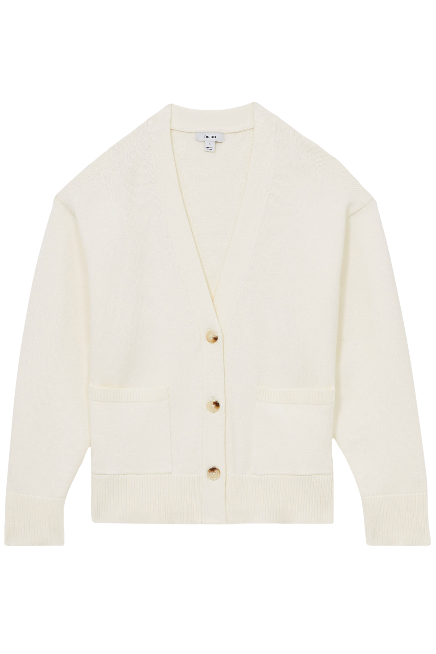 HARPER KNITTED CARDIGAN IVORY 4