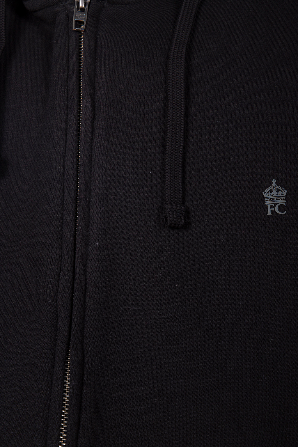 FC ZIP HOOD BLACK/GUNMETAL 4