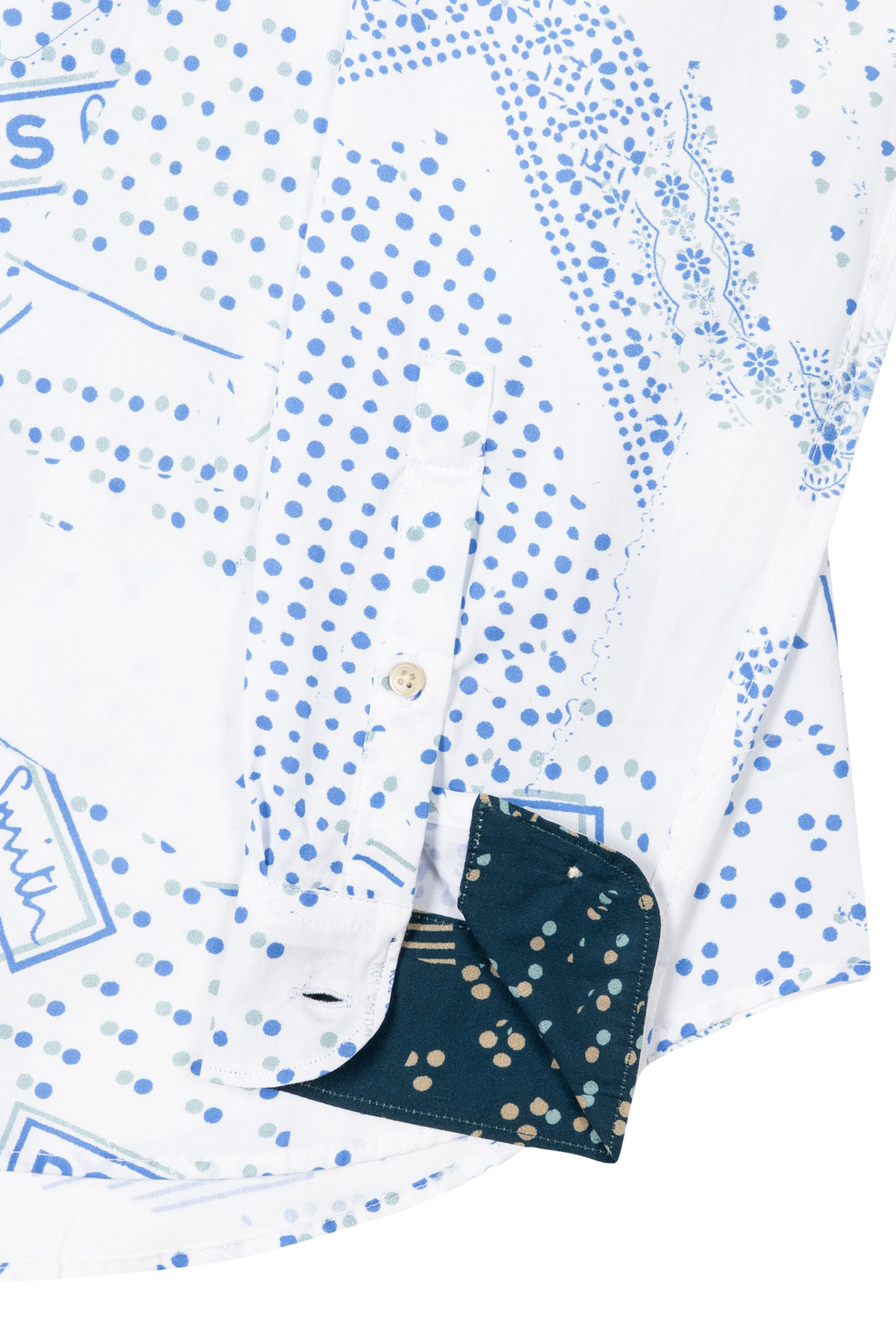 MENS LS TAILORED FIT SHIRT OFF WHITE 6