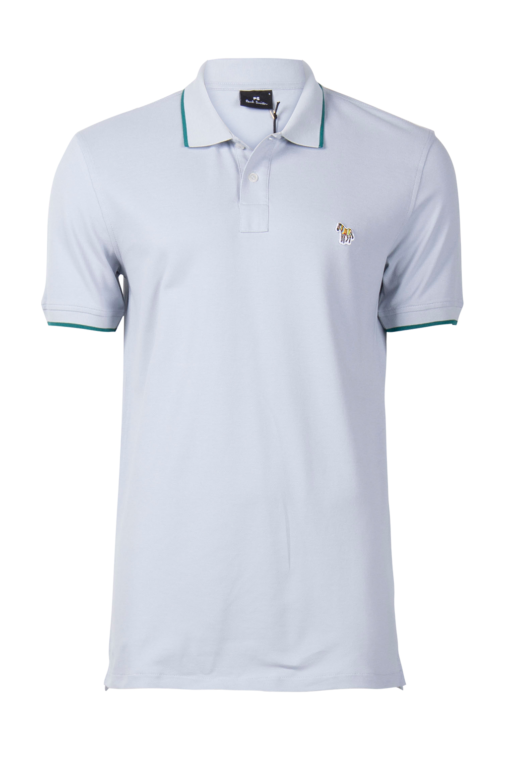 REG POLO SS ZEB BADGE GREY 3