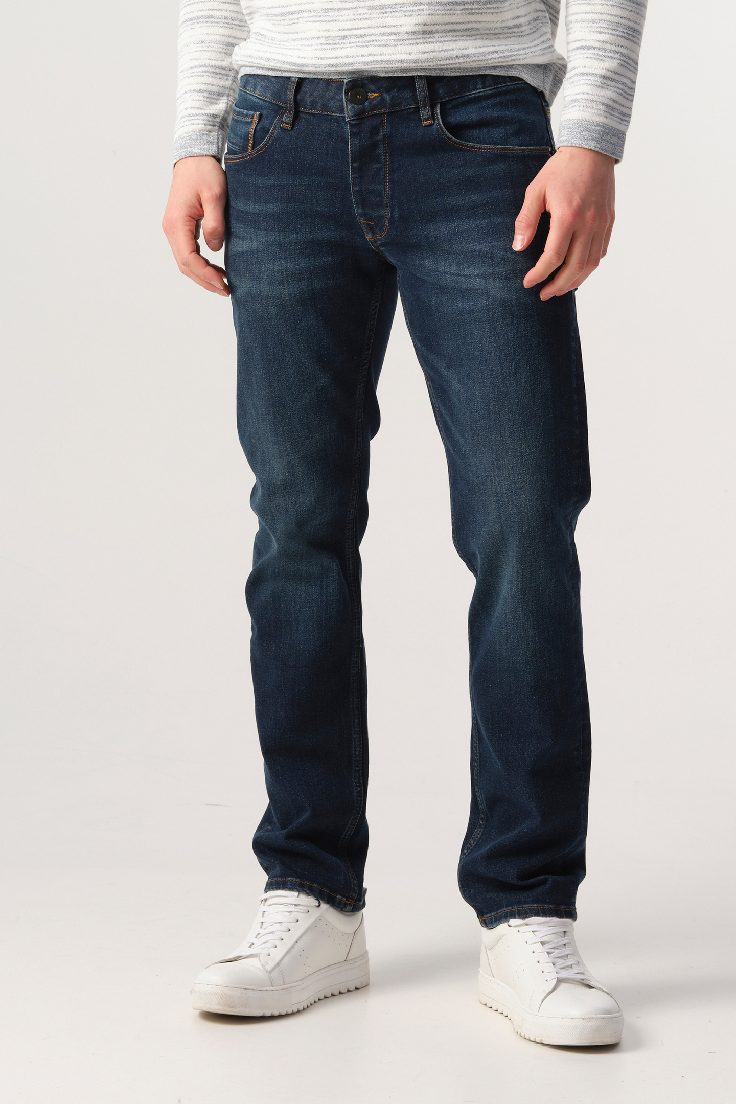 JOAH HEAVY WASHED JEANS NAVY by J.C. Rags