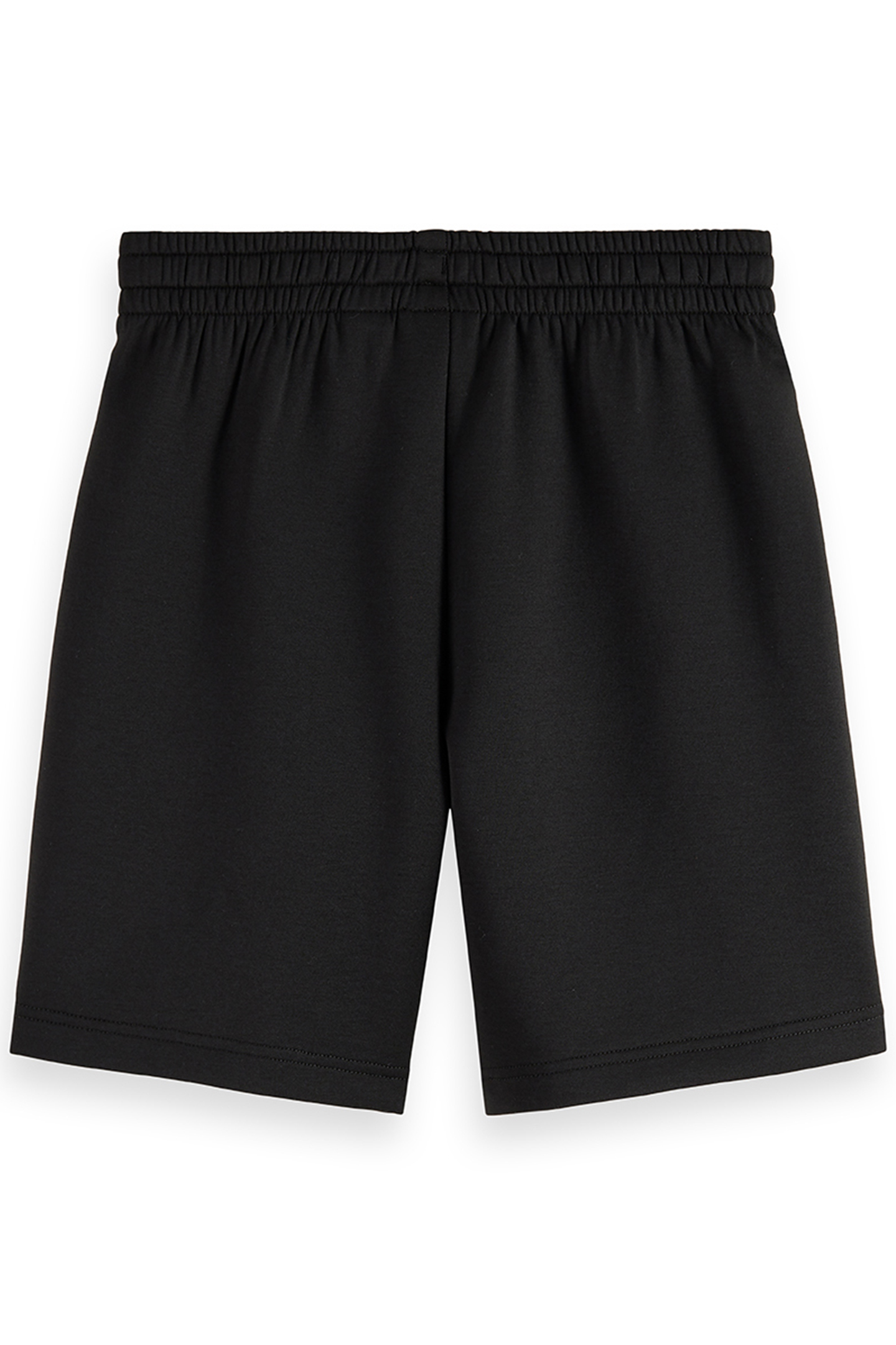 BOYS DOUBLE KNIT SHORT BLACK GREY 2