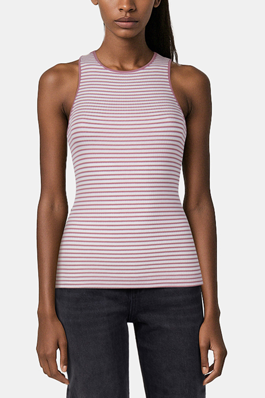ORGANIC RIB TOP STRIPED WOODROSE by Rich & Royal