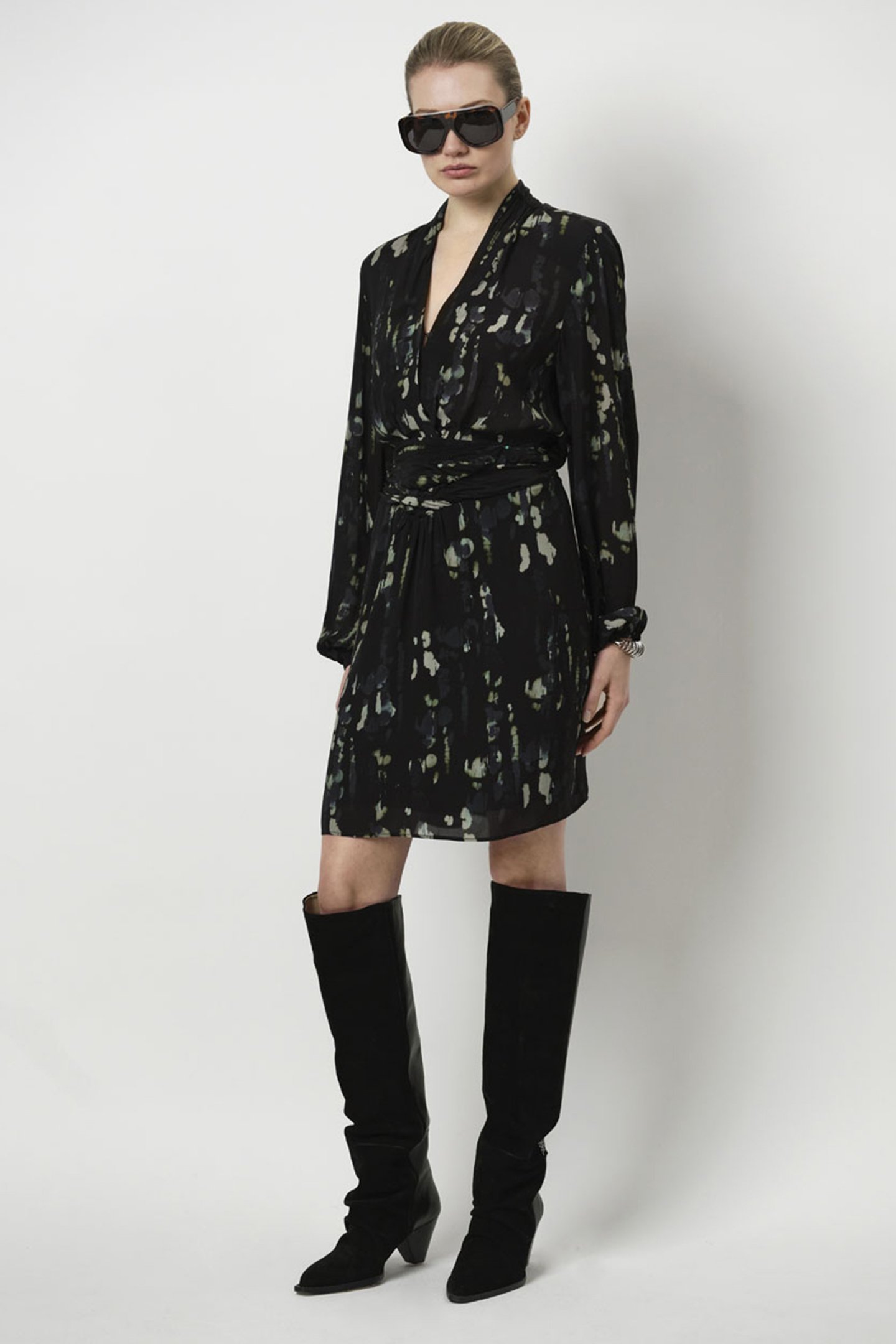 PALLAS PRINTED MINI DRESS MULTICOLOUR by Dante6