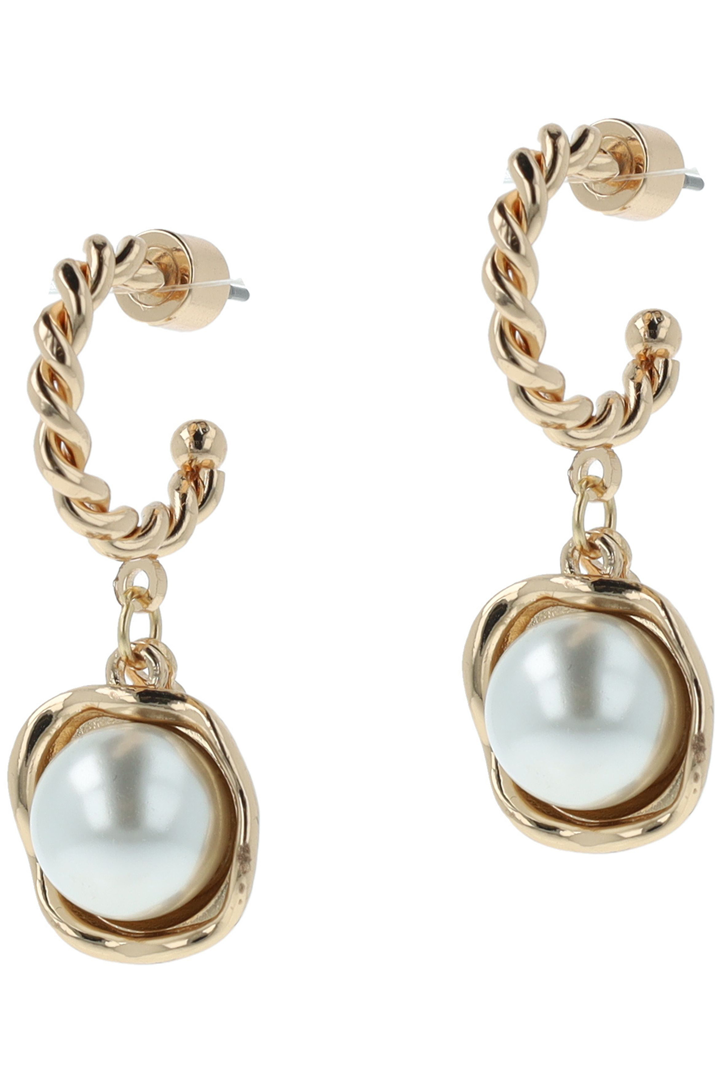 PEARL TWIRL HOOPS 2