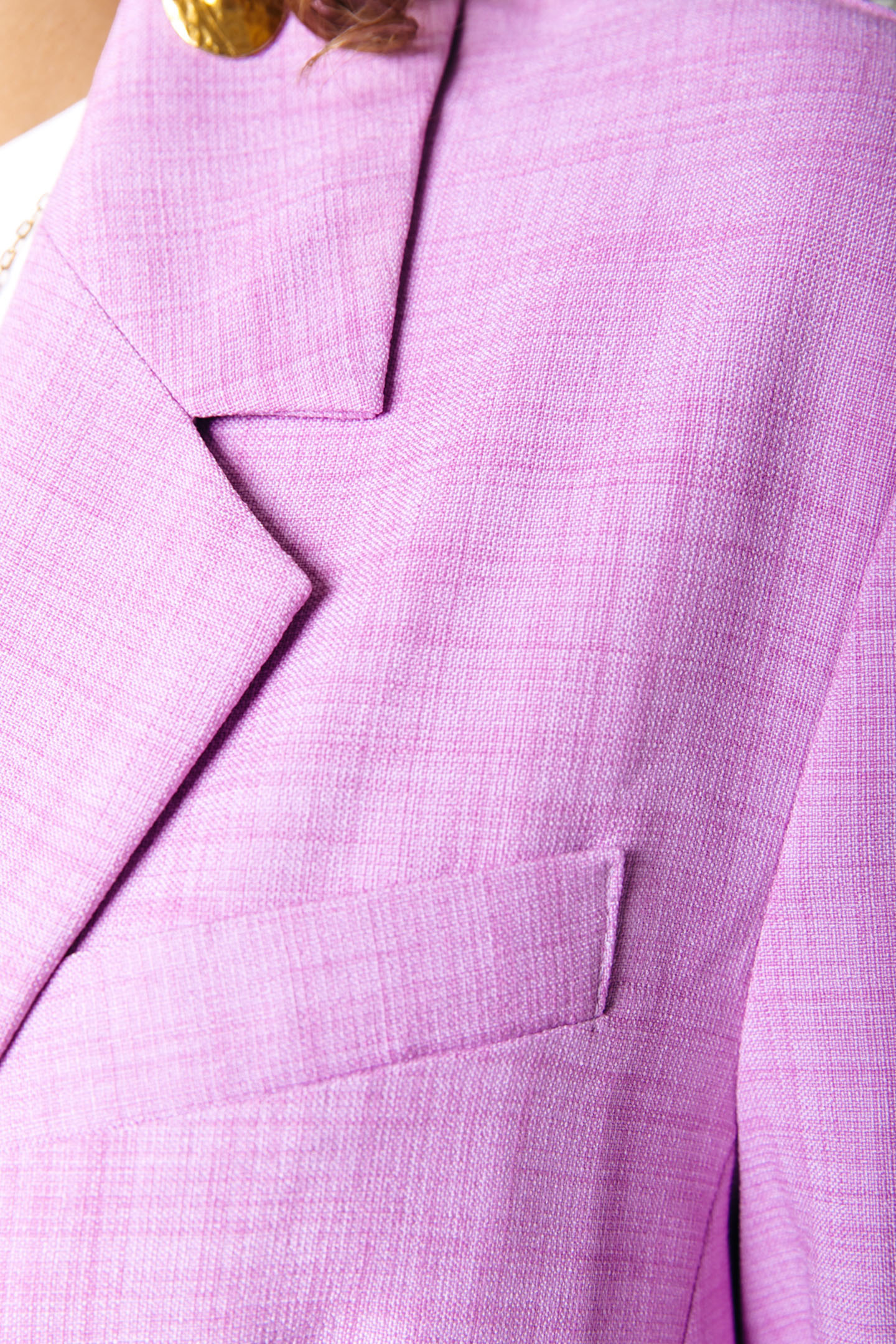 GEMMA SINGLE BREASTED BLAZER MEDIUM PINK 5