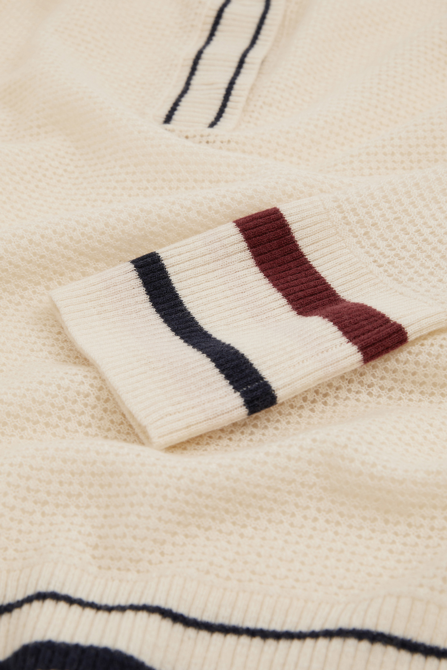 CECE TIPPED POLO NEUTRAL 7