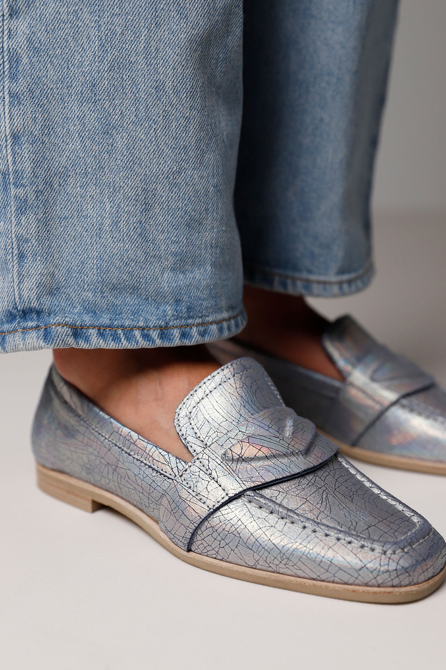 CHIARA RAY METALIC BLAUW 3