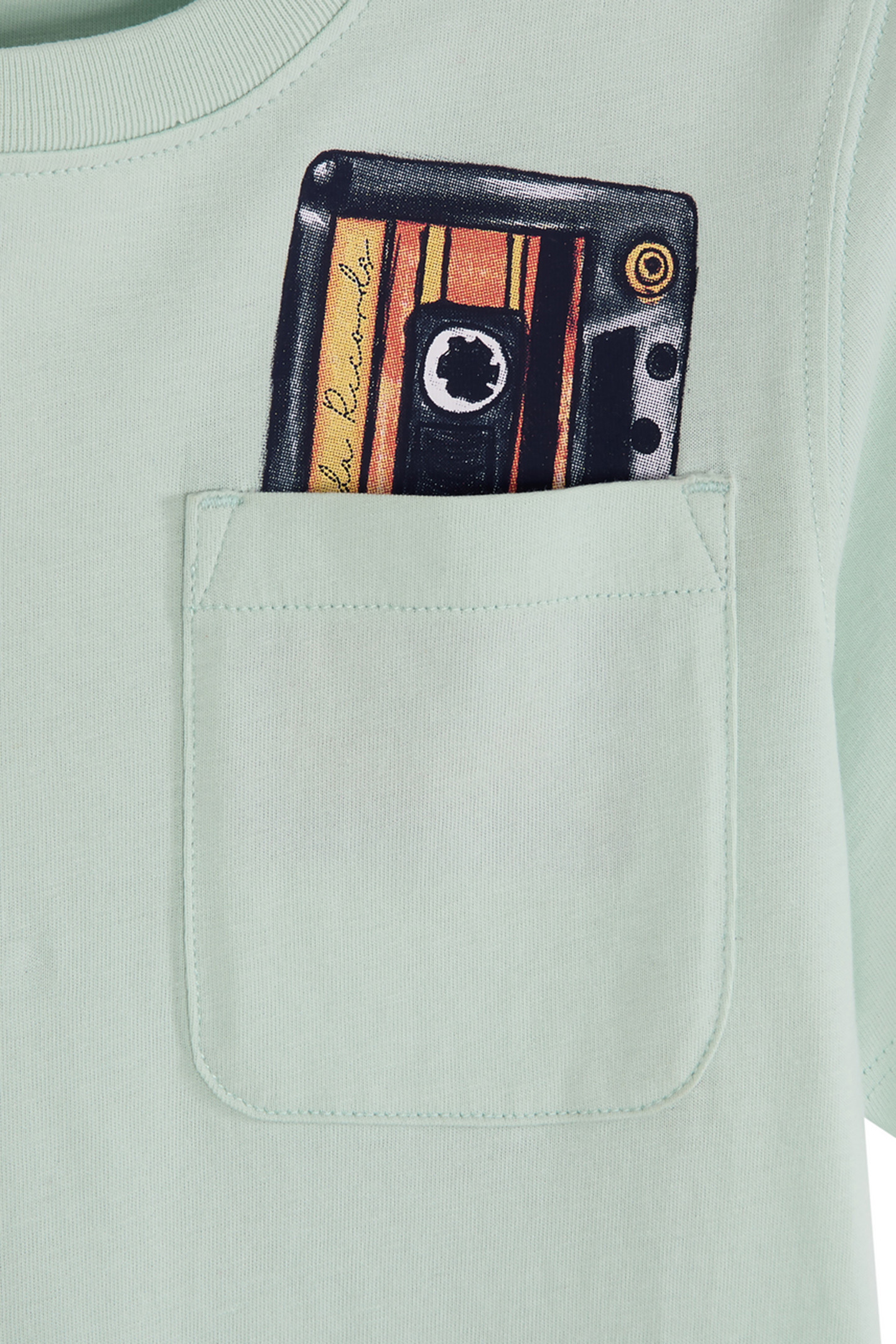 BOYS FASHION TEE LIGHT PASTEL GREEN 3