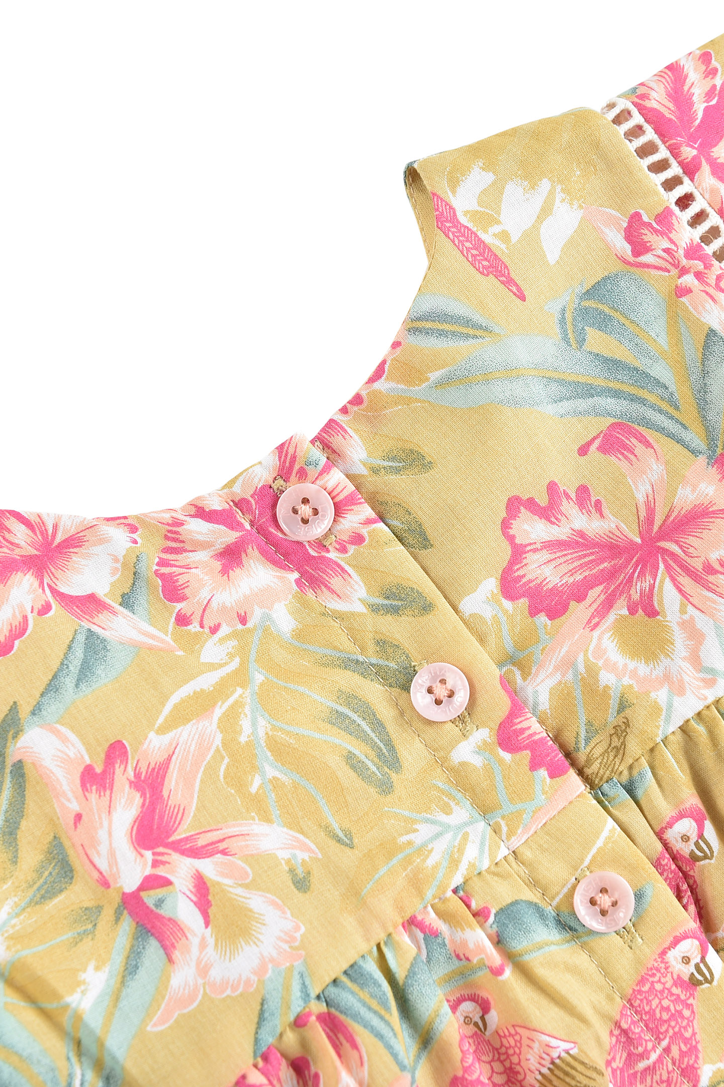 DRESS CHRISTINA SOFT HONEY PARROTS 6