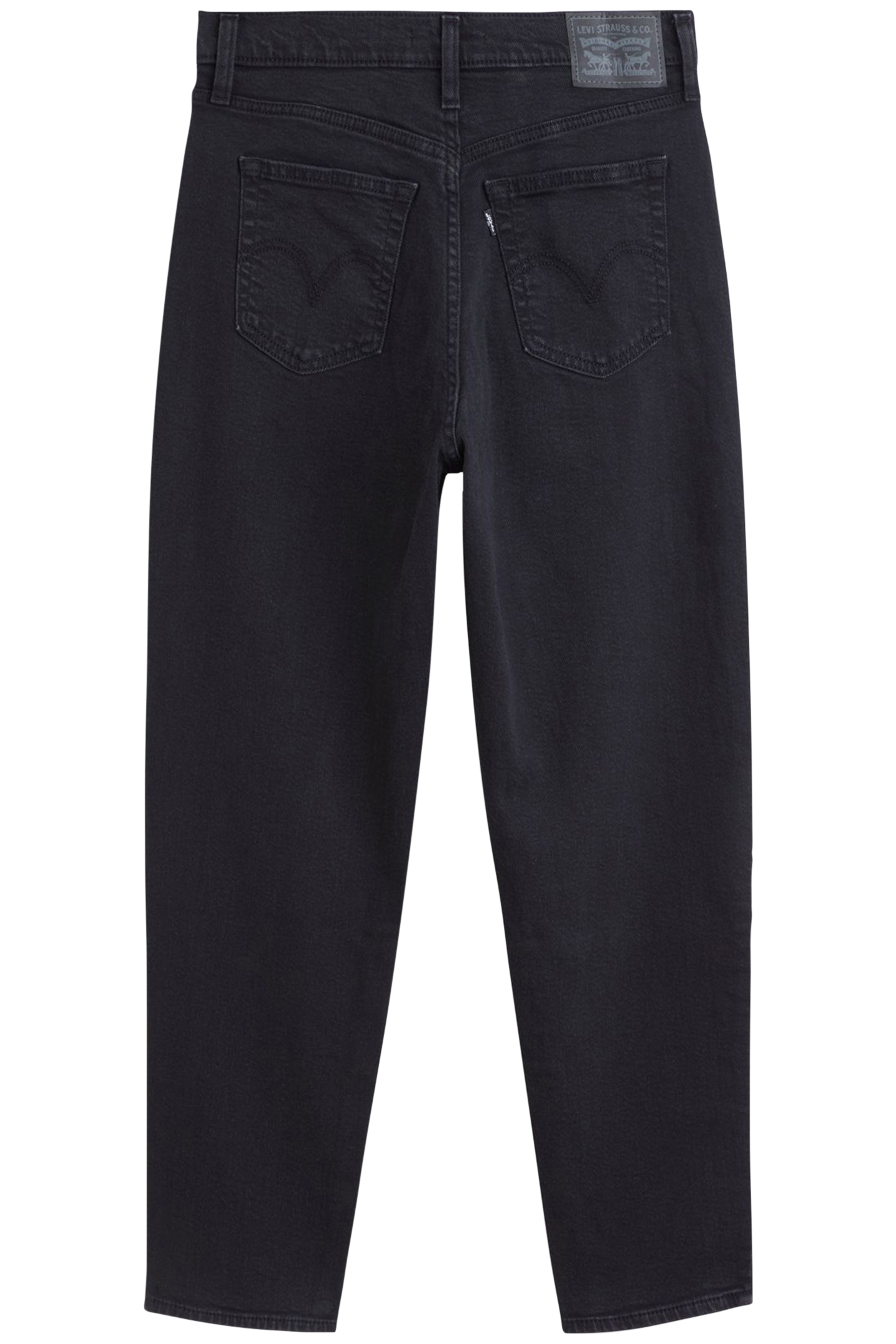 HIGH WAISTED MOM JEAN FLASH BLACK 5