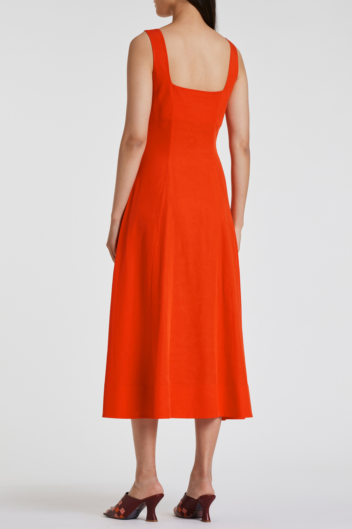 WOMENS DRESS DARK ORANGE 2