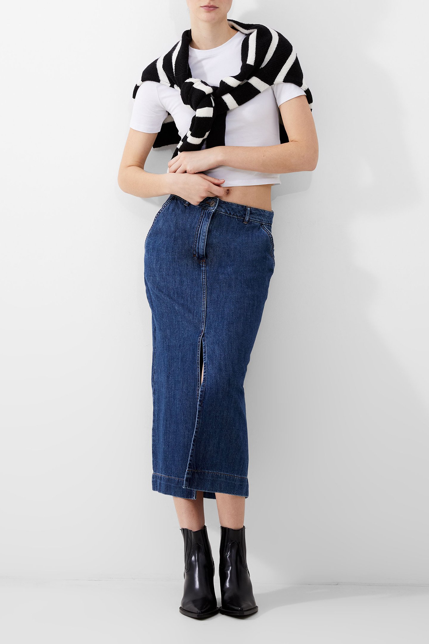 DENVER MIDAXI SKIRT VINTAGE by French Connection