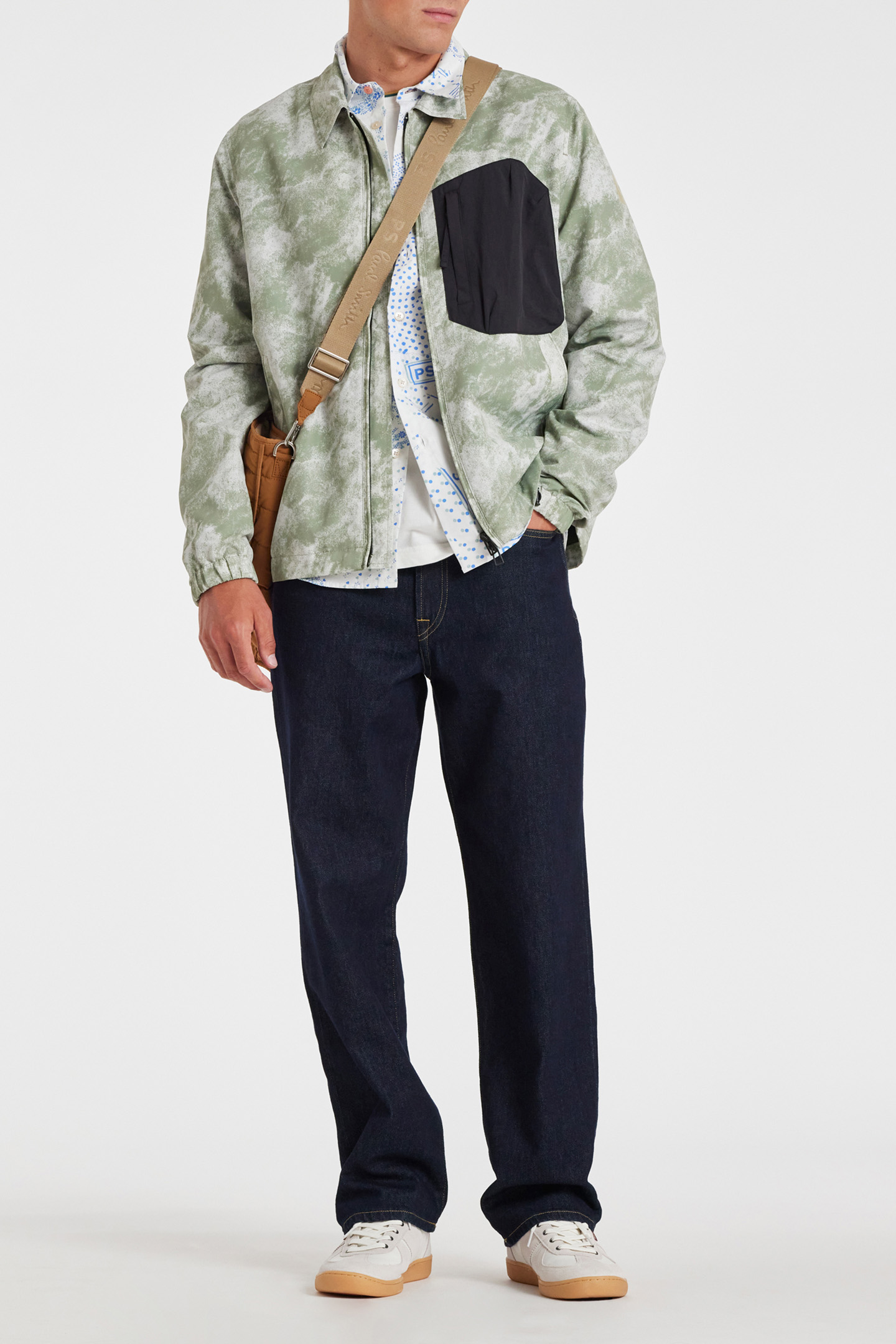 MENS LS TAILORED FIT SHIRT OFF WHITE 4