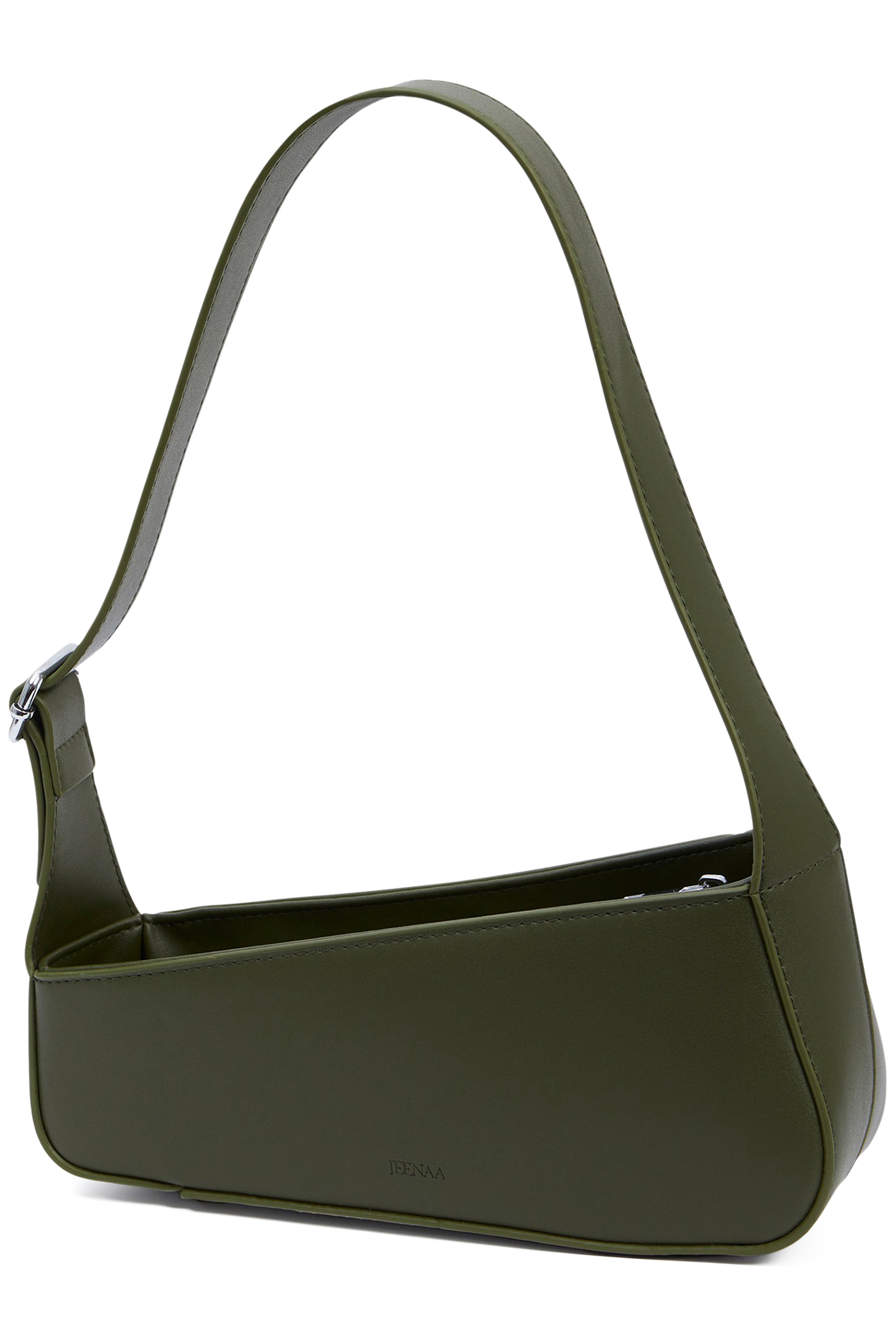 JEENAA X DIAGONAL SHOULDER BAG OLIVE NIGHT 3