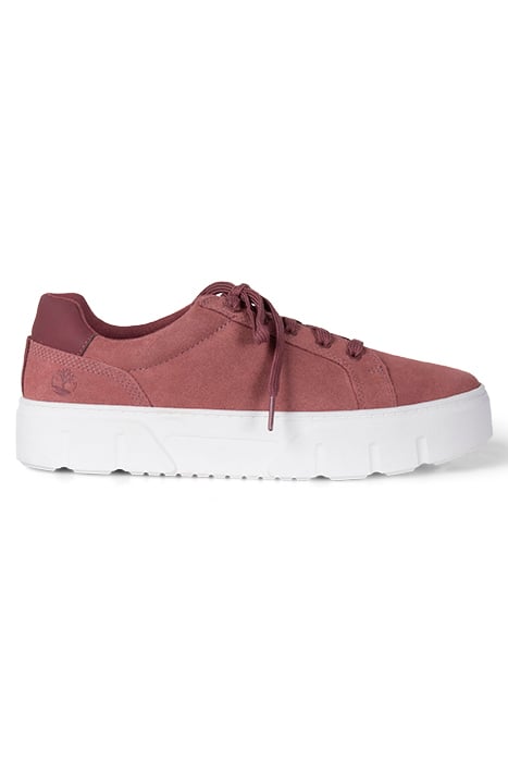 LAUREL COURT LOW LACE UP SNEAKER MEDIUM RED SUEDE by Timberland