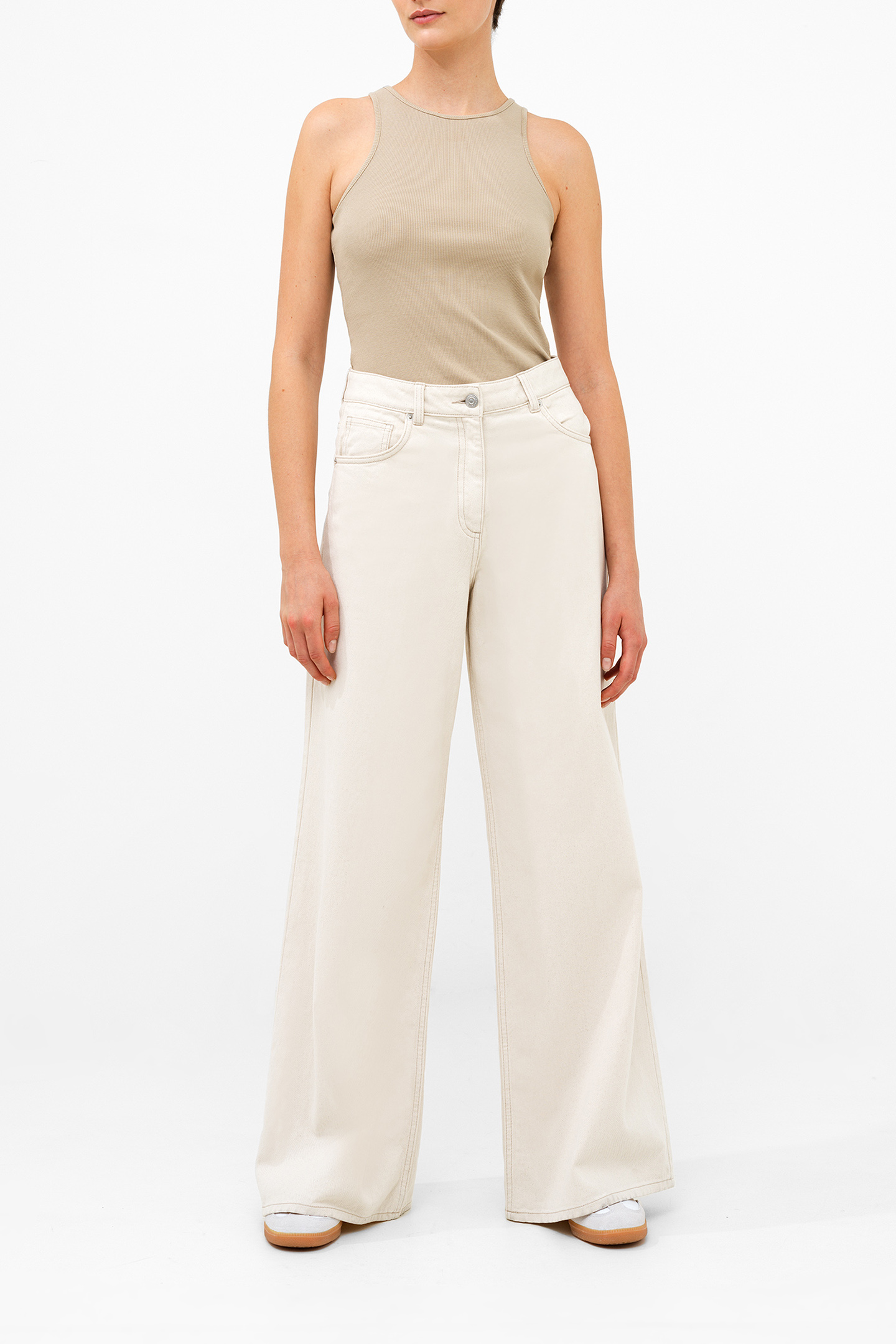 DENVER DENIM RELAXED WIDE LEG ECRU 3