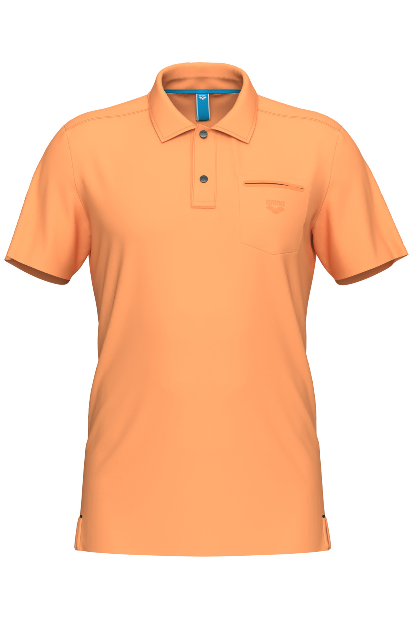 MEN'S POLOSHIRT POCKET SOLID SALMON PINK 4